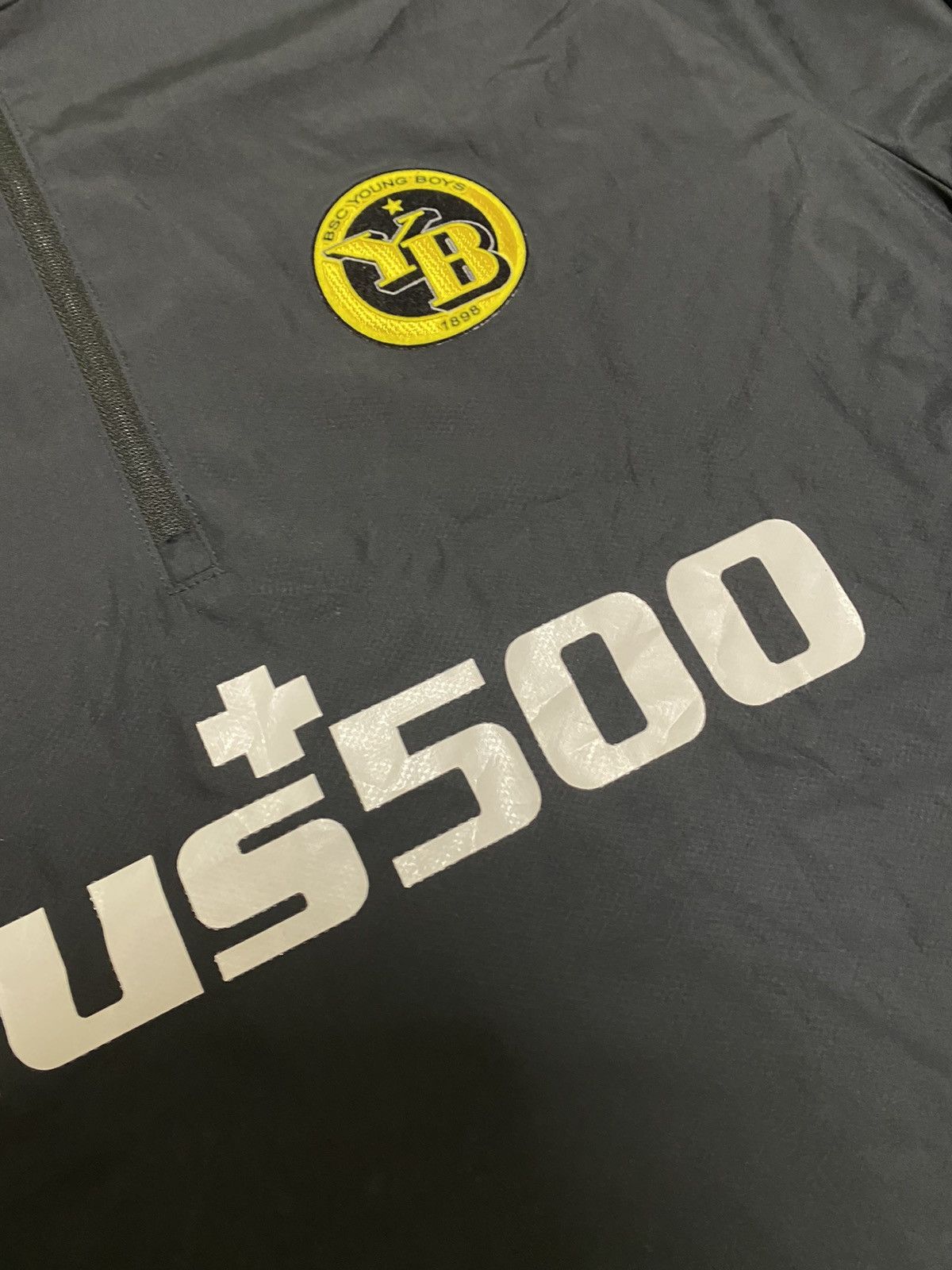 Nike × Vintage Nike Shield BSC Young Boys Soccer Football Jacket 1/3 Zip Size US L / EU 52-54 / 3 - 9 Thumbnail