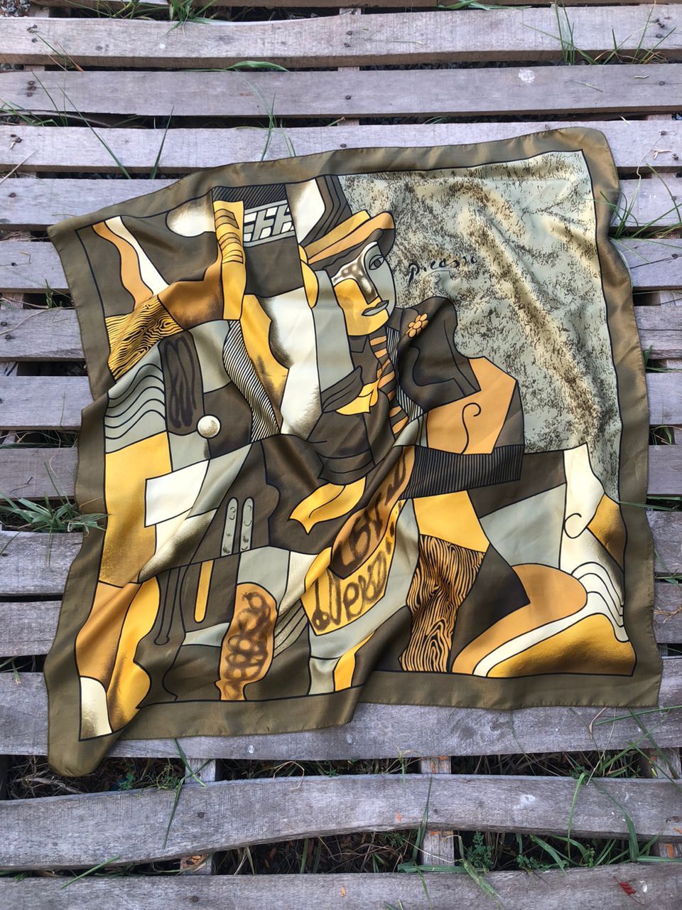 Arts & Science Vintage Picasso Silk Scarf Size ONE SIZE - 1 Thumbnail