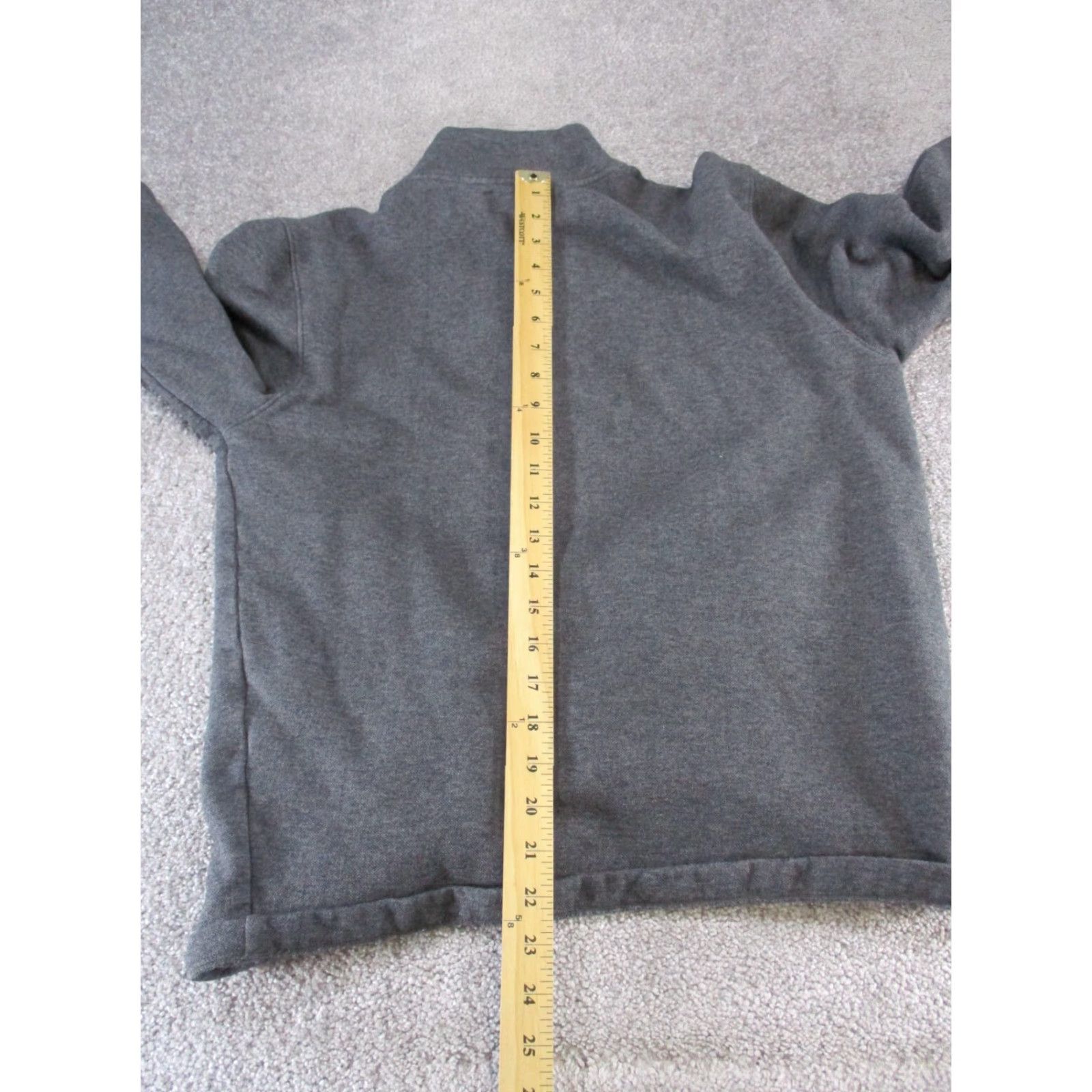 Bonobos VINTAGE Bonobos Sweater Mens Small Gray Cotton Quarter Zip Pullover Mock Neck Knit 90s Mens Size US S / EU 44-46 / 1 - 7 Thumbnail