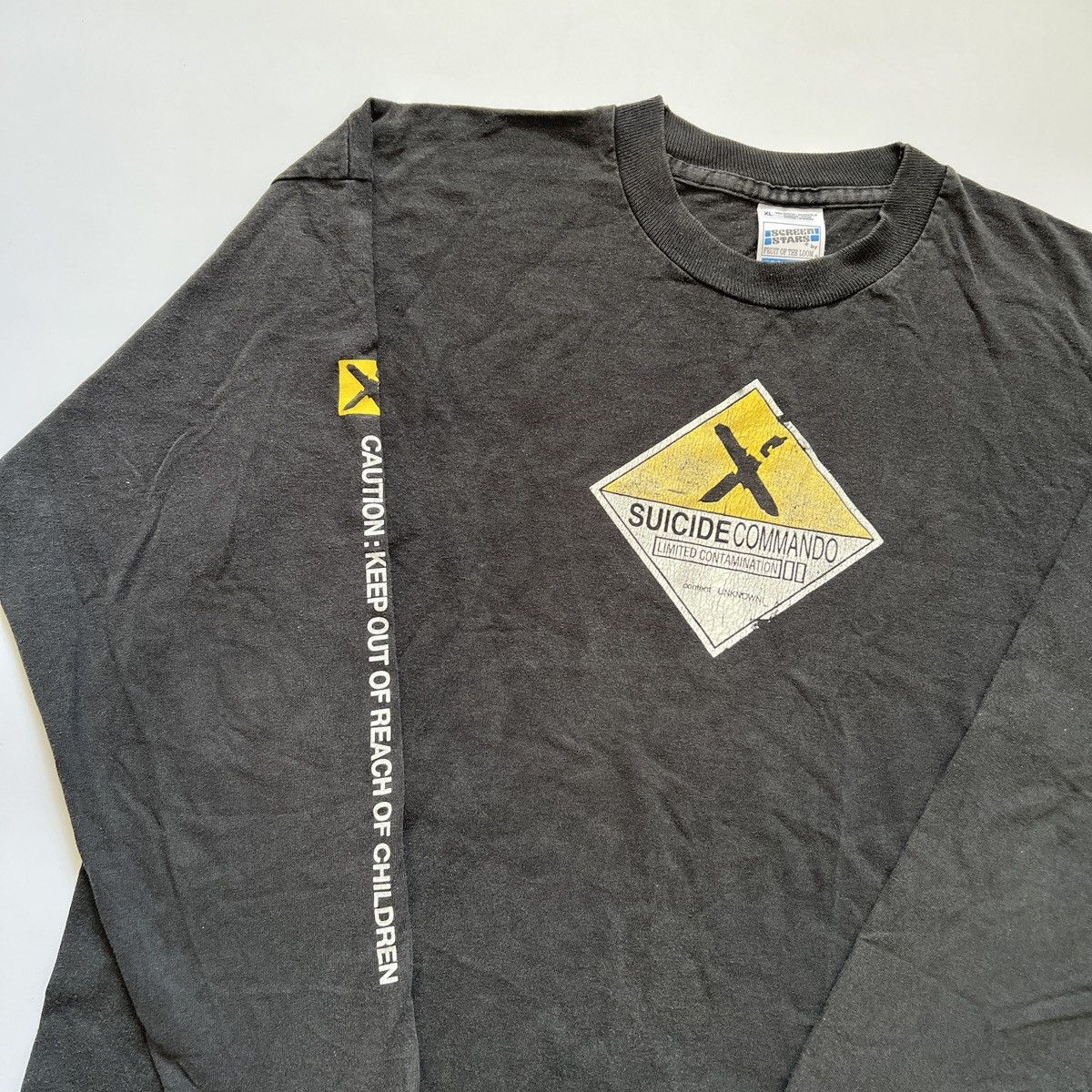 Vintage RARE🔥SUICIDE COMMANDO LONG SLEEVE BAND MERCH 2000S 90S music