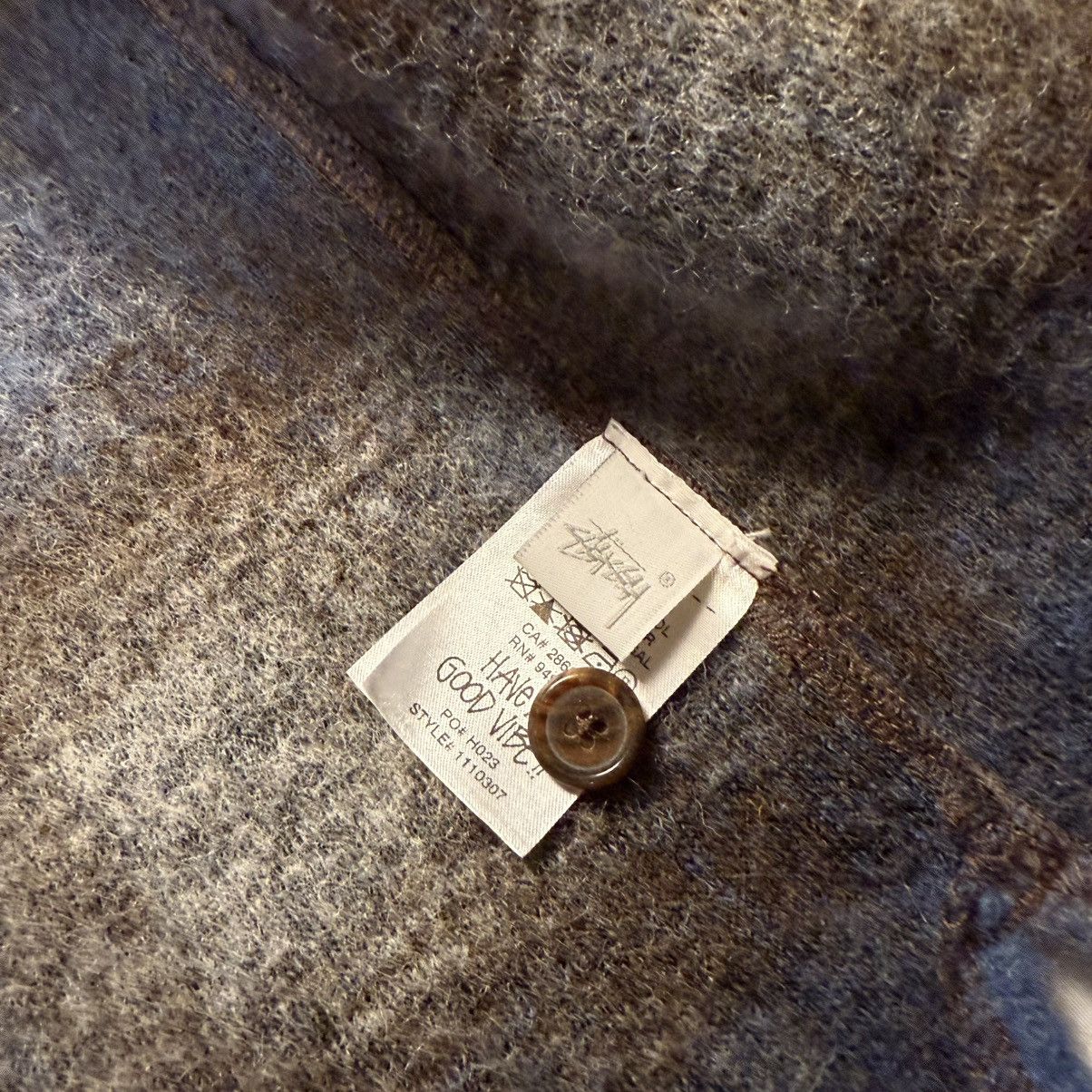 Stussy Sherpa Brown / Blue Zip Up Size US XL / EU 56 / 4 - 4 Thumbnail