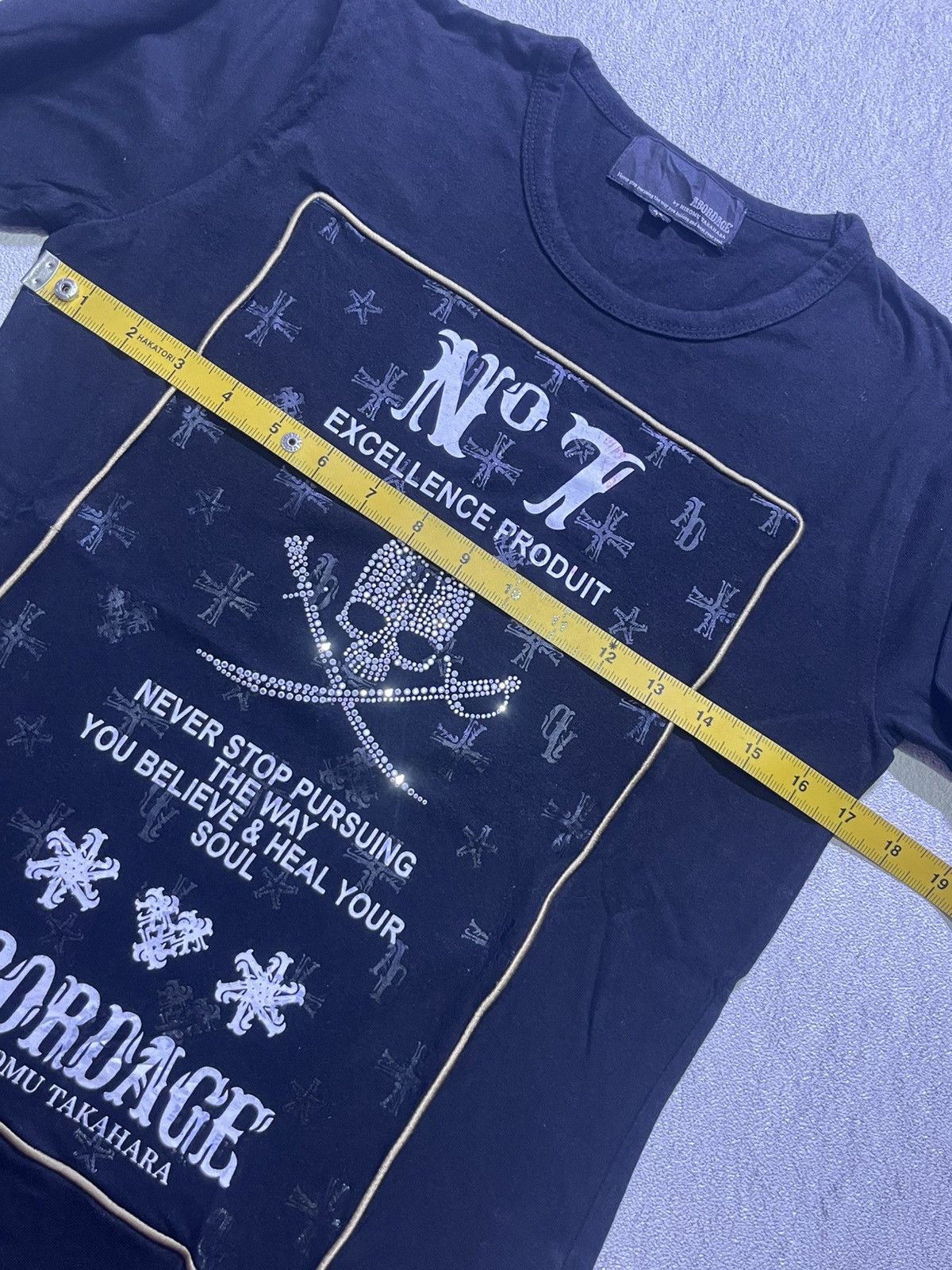 Japanese Brand Y2K ABORDAGE long sleeve tshirt Size US M / EU 48-50 / 2 - 10 Thumbnail