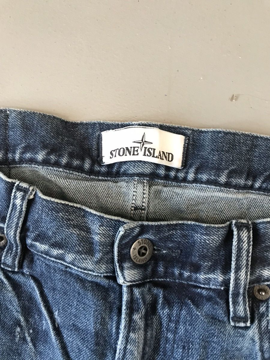 Stone Island × Vintage Vintage super rare stone island straight fit denim Size US 33 - 8 Thumbnail