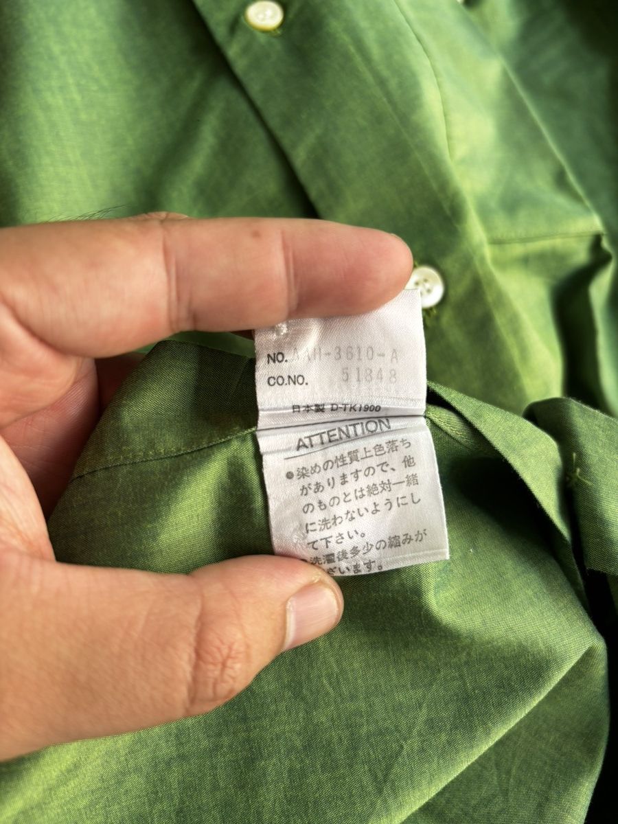 JUN MEN Vintage 90s JUN MEN Green Shirts Size US L / EU 52-54 / 3 - 6 Thumbnail