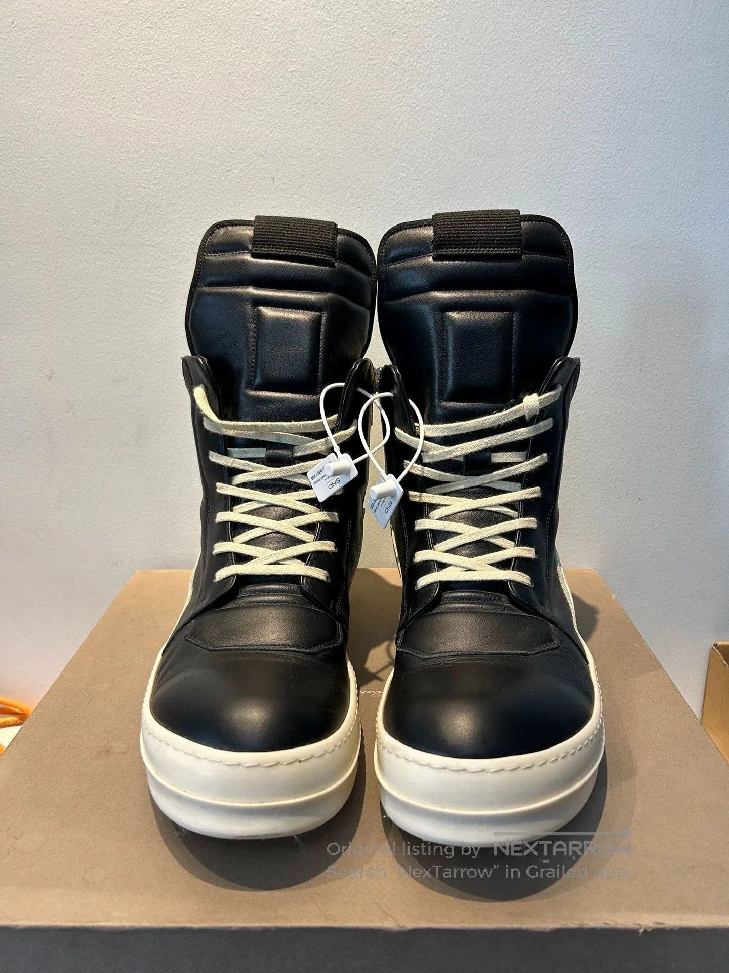 Rick Owens rick owens black high-top sneakers size 44. Size US 11 / EU 44 - 2 Thumbnail