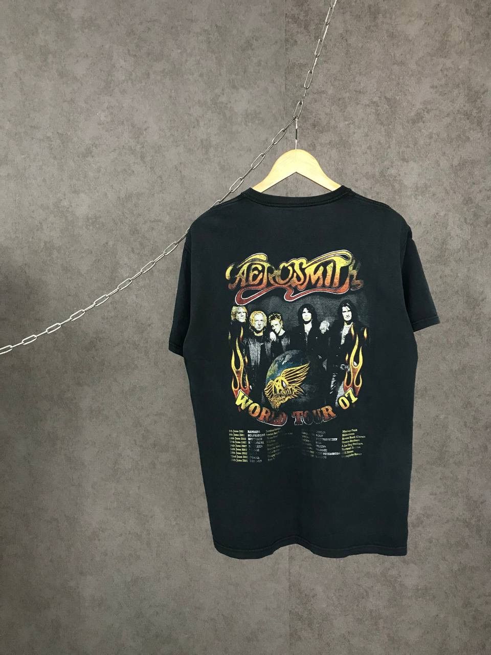 Band Tees Aerosmith 2007 rock band tour tee Size US L / EU 52-54 / 3 - 1 Thumbnail