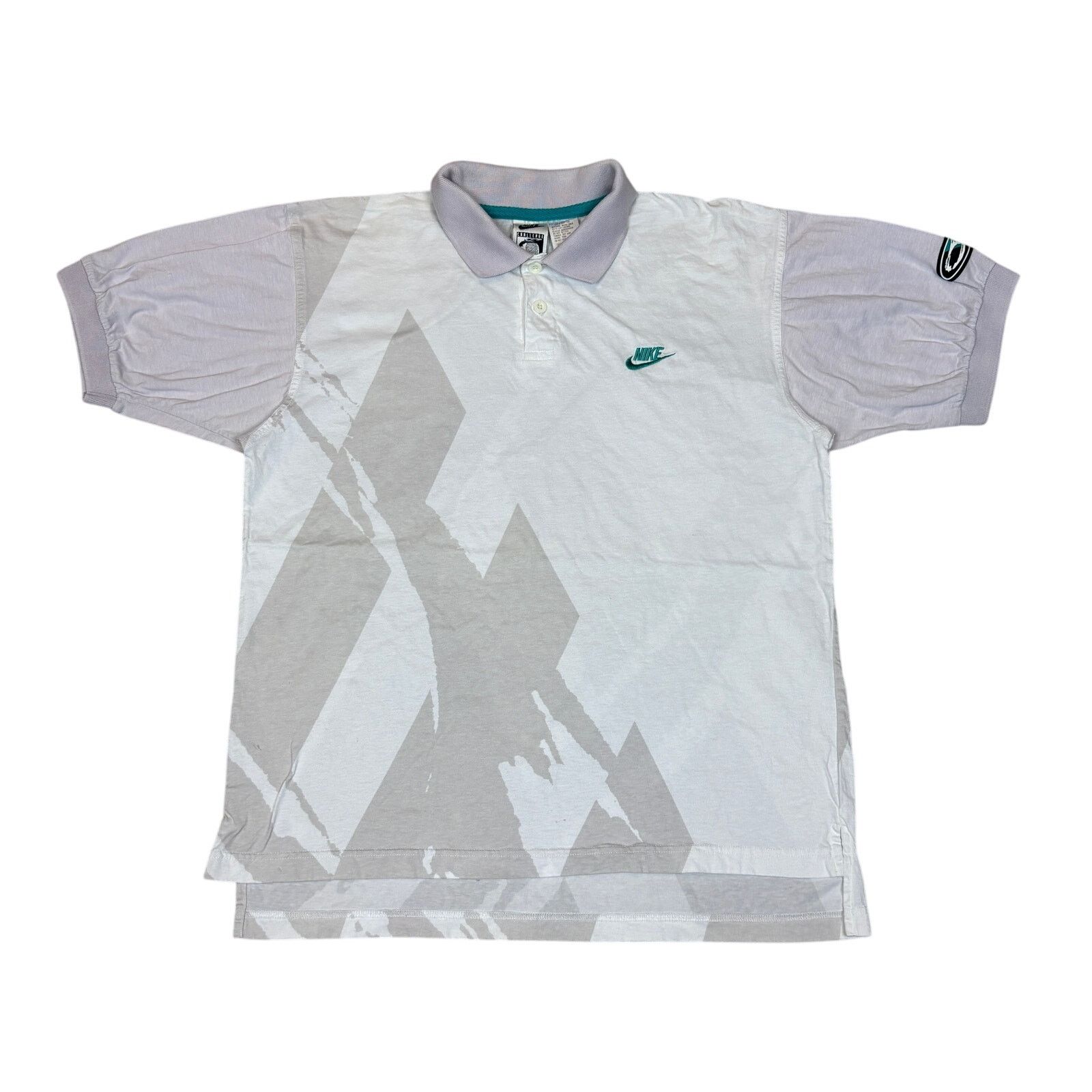 Nike VTG 90s Nike Challenge Court Tennis Polo Shirt Medium Size US M / EU 48-50 / 2 - 1 Thumbnail
