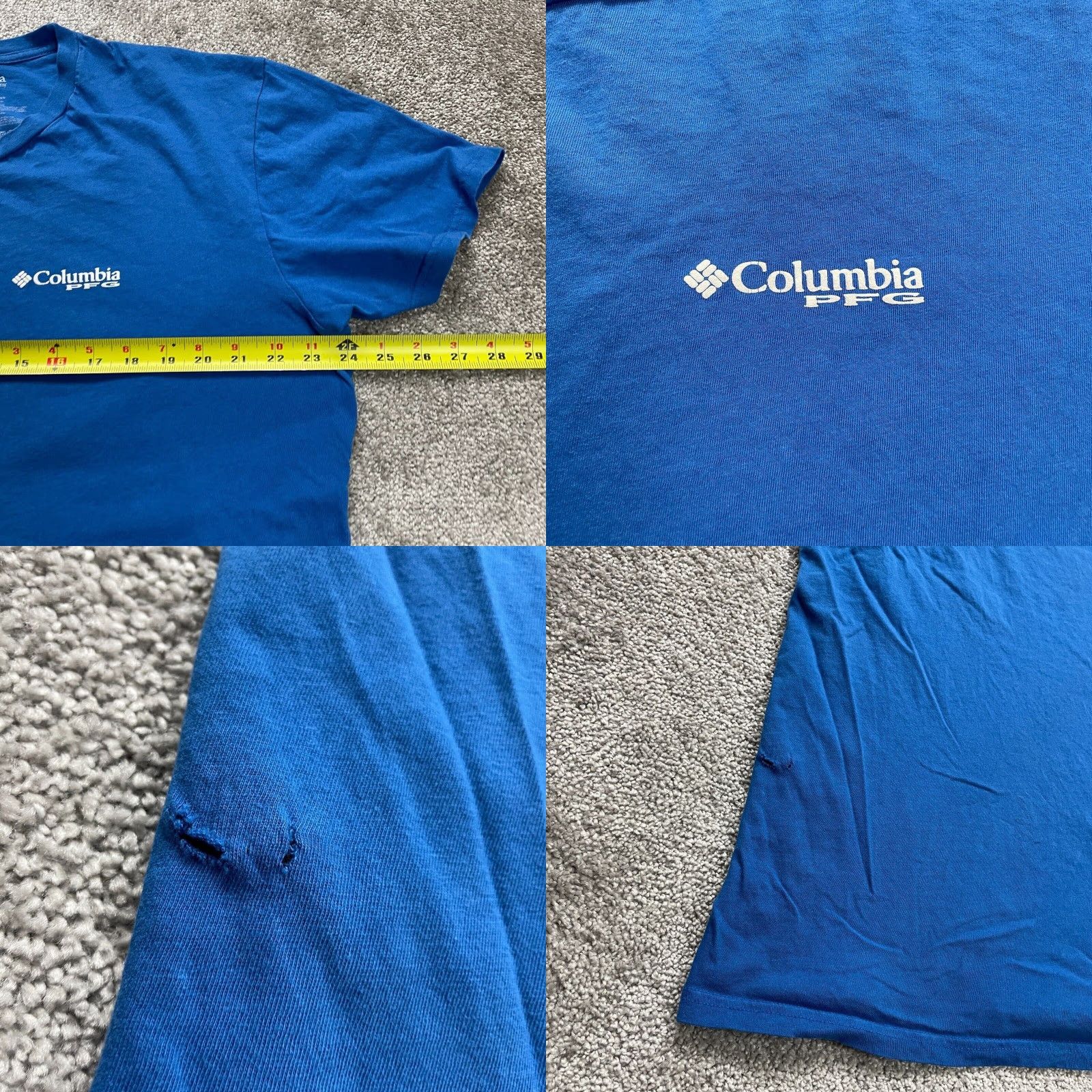 Vintage Columbia PFG Fishing T-Shirt Mens XL Blue Cotton Crew Neck Short Sleeve Outdoor Size US XL / EU 56 / 4 - 8 Thumbnail