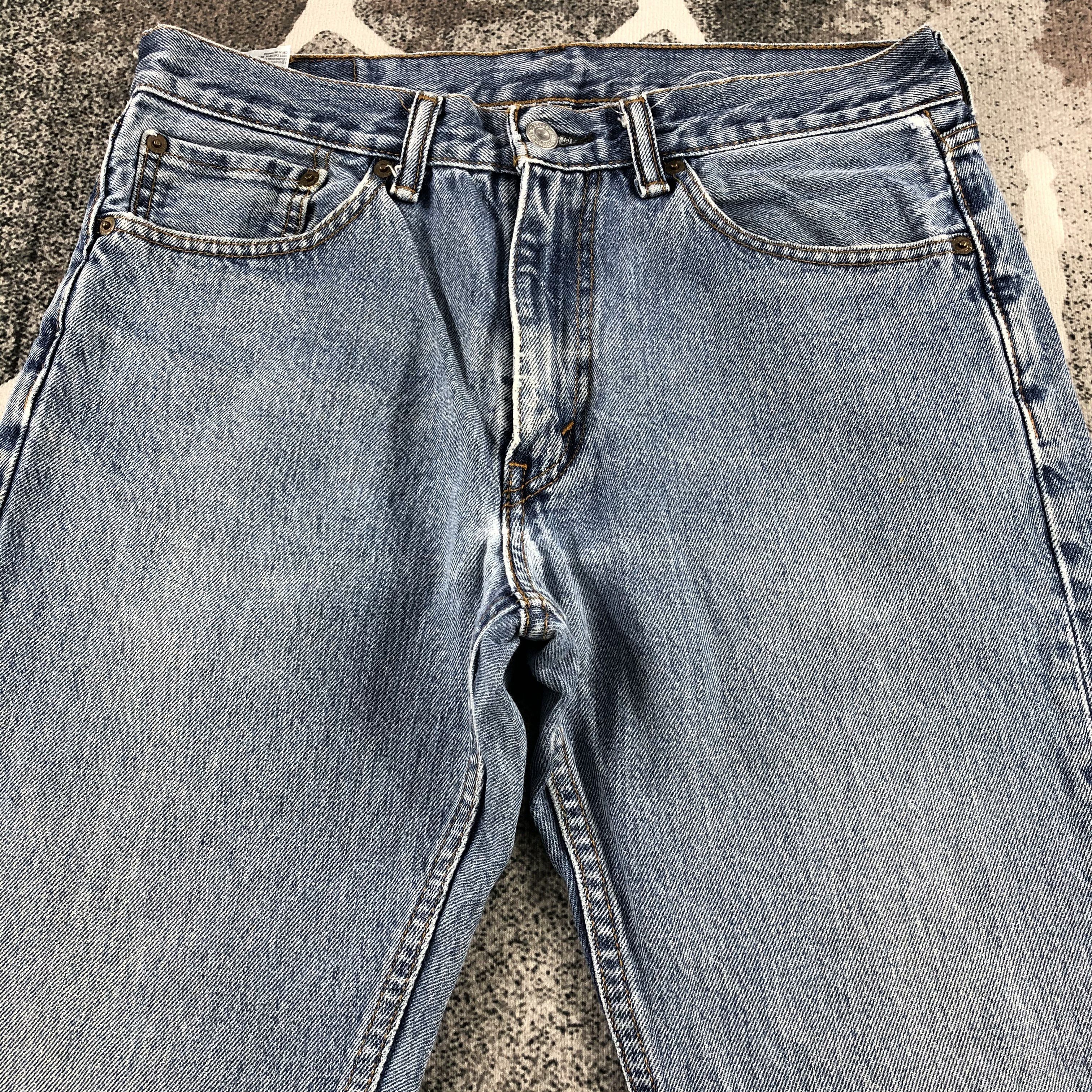 Levi's Vintage Levi's 505 Jeans Distress Medium Wash KJ1005 Size US 31 - 3 Thumbnail