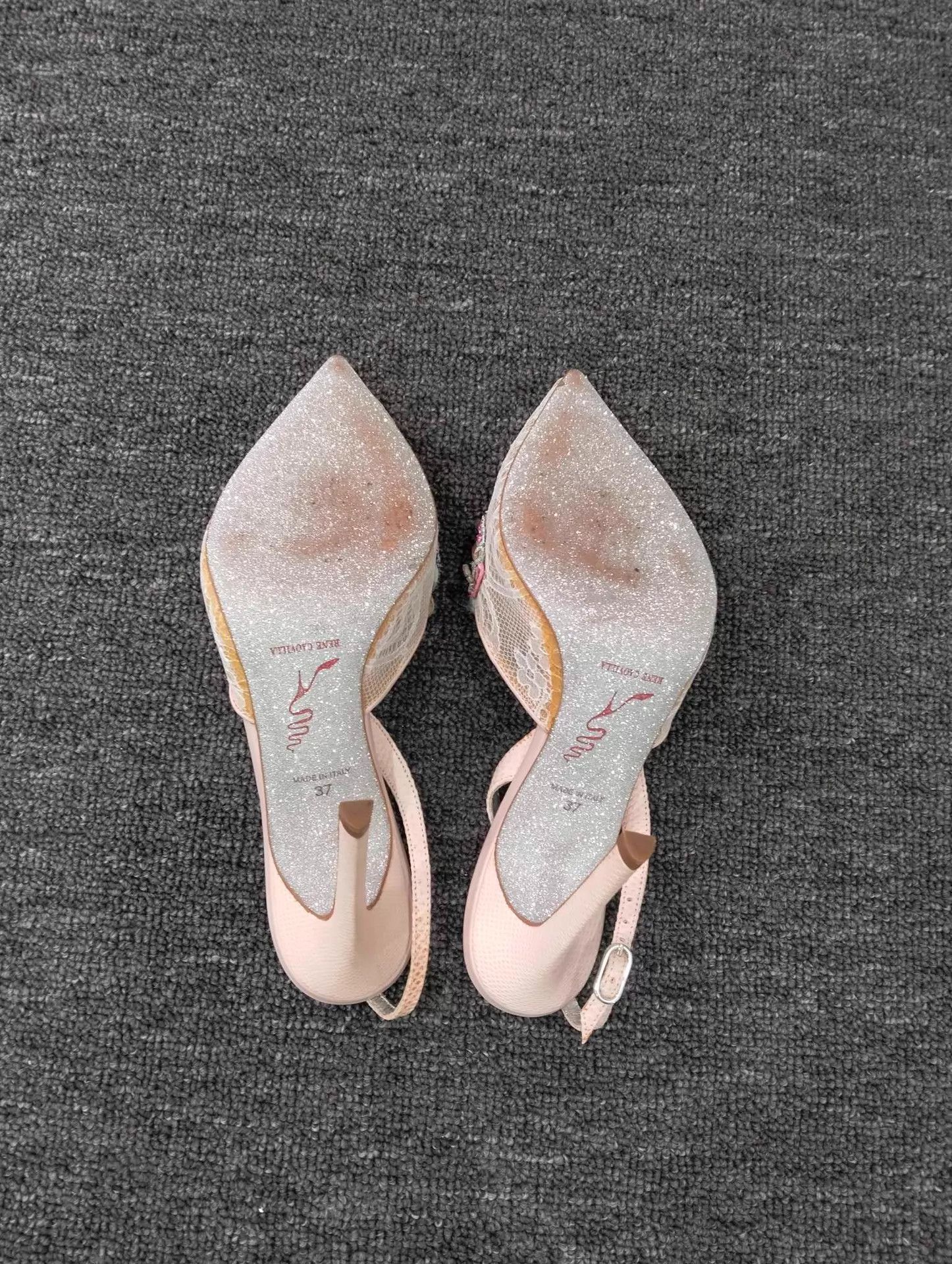 Rene Caovilla Rene Caovilla RC crystal heeled sandals 37 Size US 6.5 / IT 36.5 - 6 Thumbnail