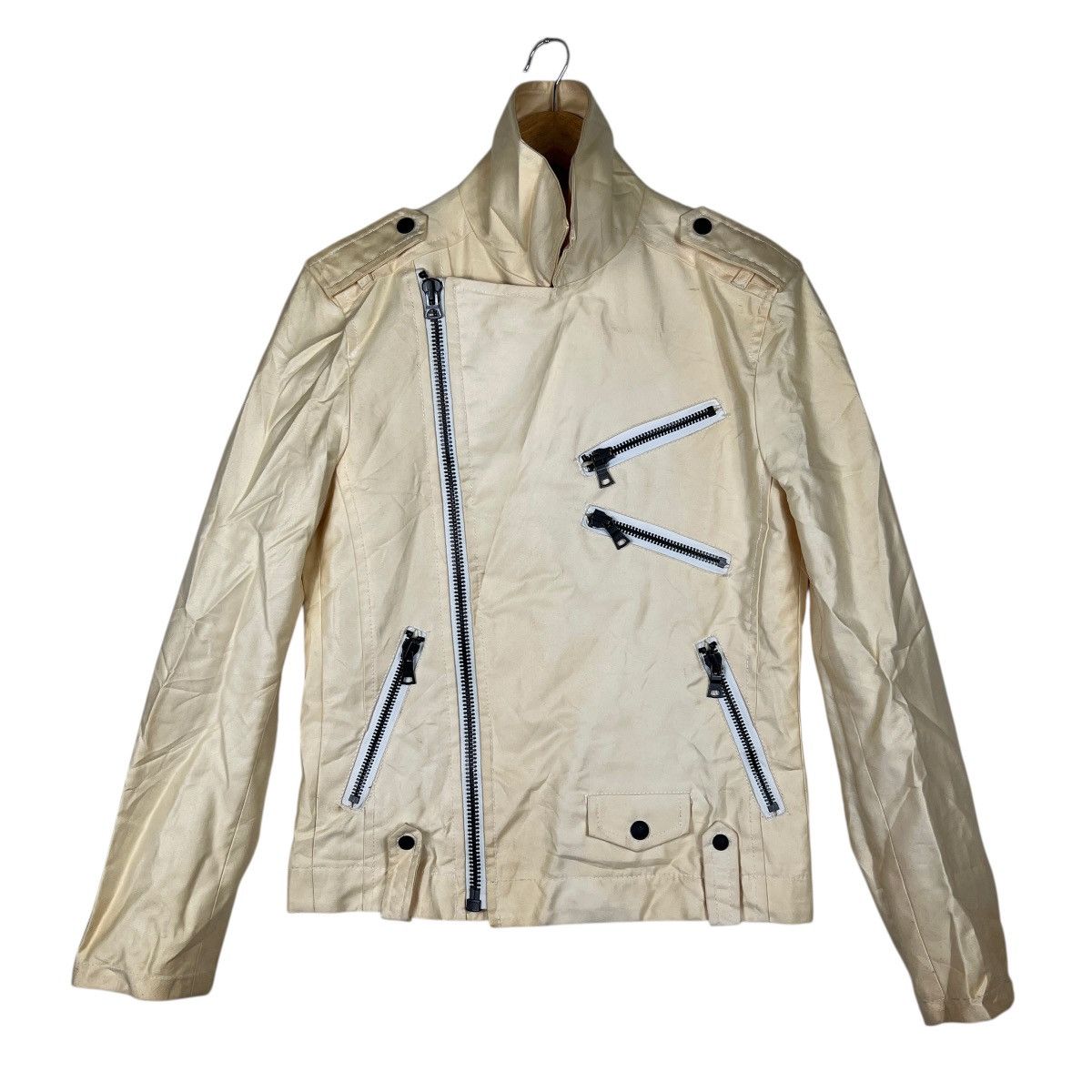 If Six Was Nine 🔥 Custom Culture Double Asymetric Zipper Jacket Size US M / EU 48-50 / 2 - 3 Thumbnail