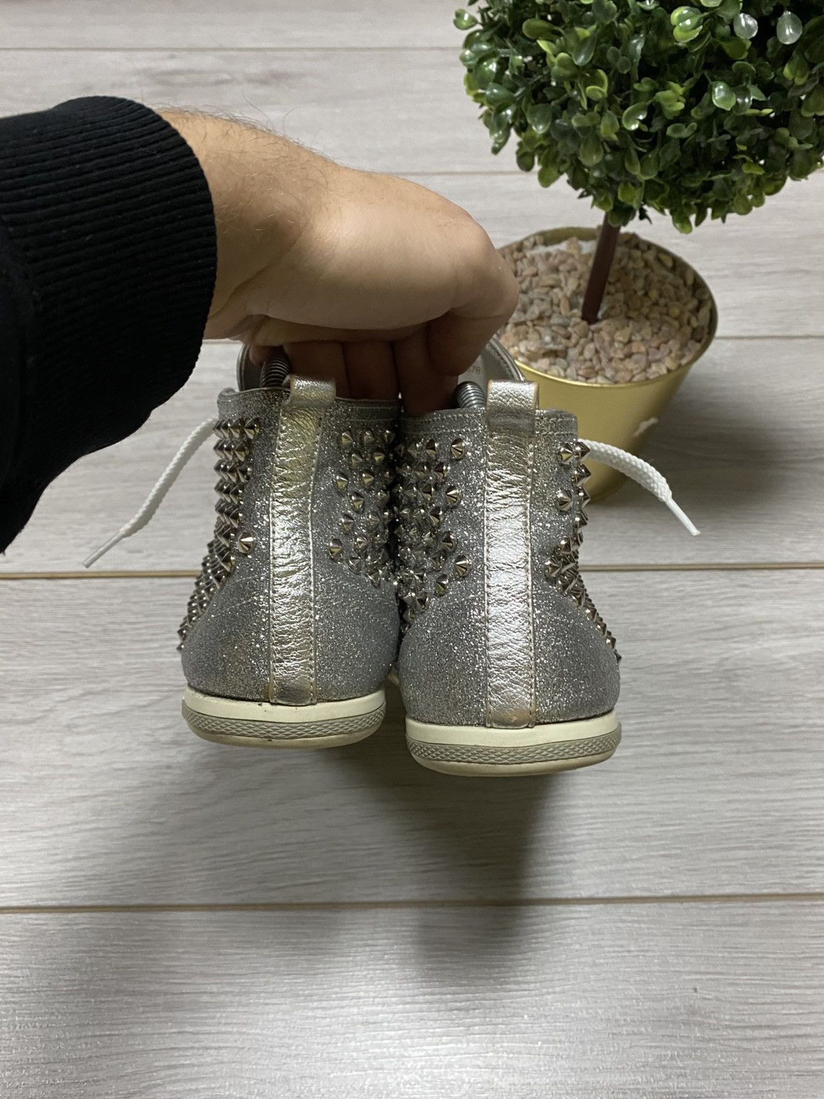 Coca Cola Prada red tab glitter shiny sneakers Size US 9.5 / IT 39.5 - 5 Thumbnail
