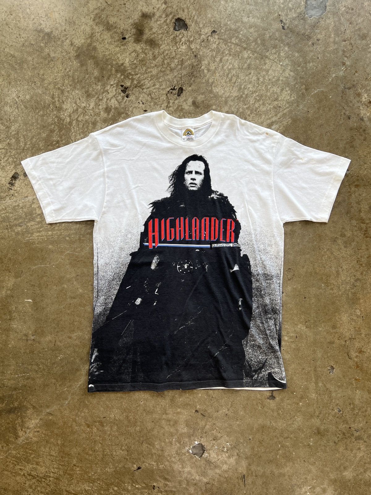 Vintage Vintage 1994 Highlander AOP Movie Promo Tee XL Size US XL / EU 56 / 4 - 2 Thumbnail