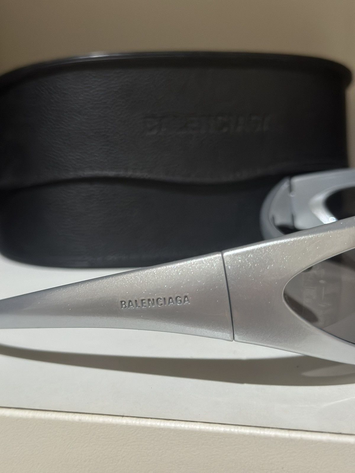 Balenciaga Balenciaga Skin Cat Silver Sunglasses Demna Size ONE SIZE - 2 Thumbnail