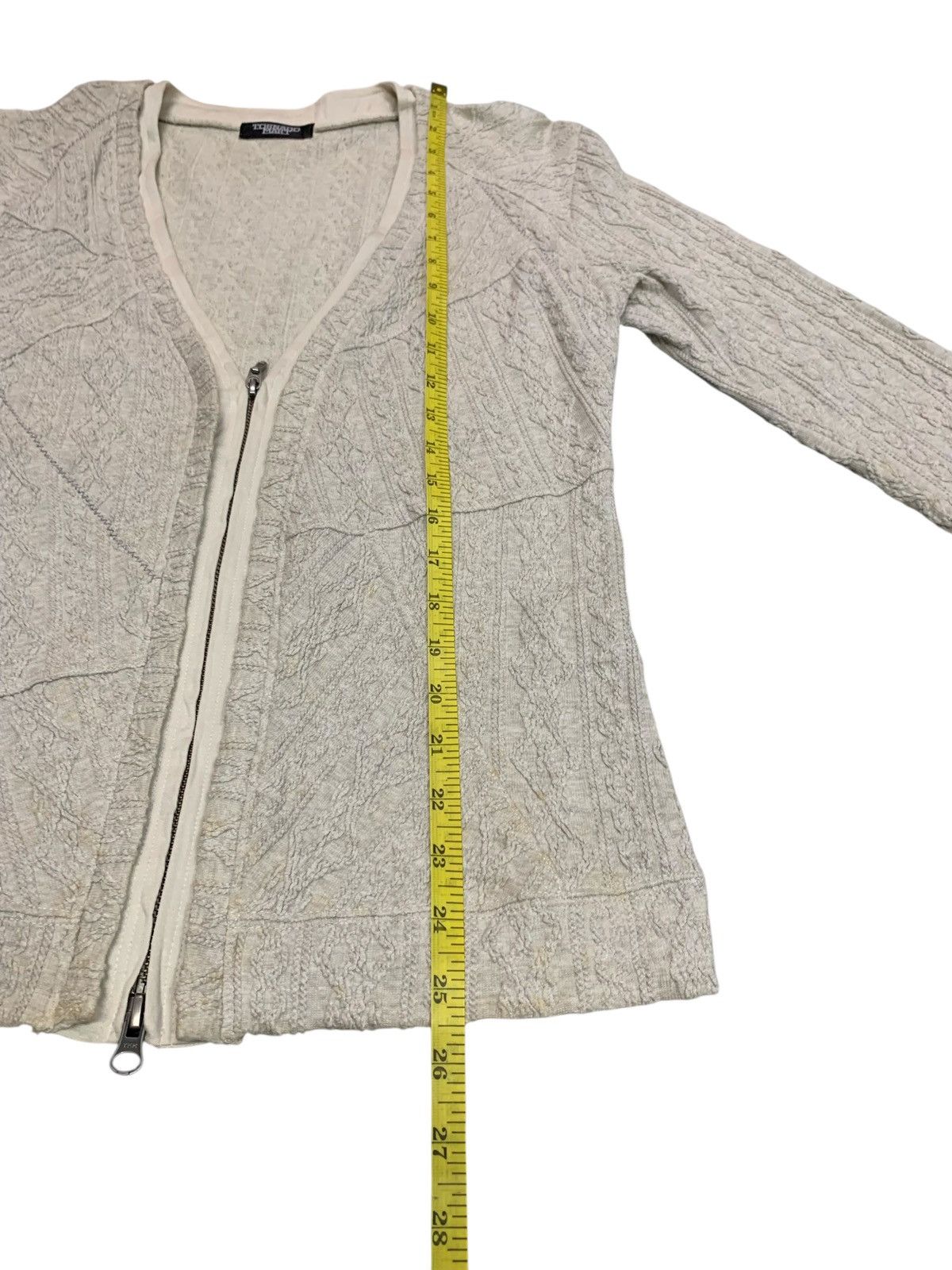 Designer × Japanese Brand × Tornado Mart Rare Tornado Mart Cardigan Zipper Down Size M / US 6-8 / IT 42-44 - 12 Thumbnail