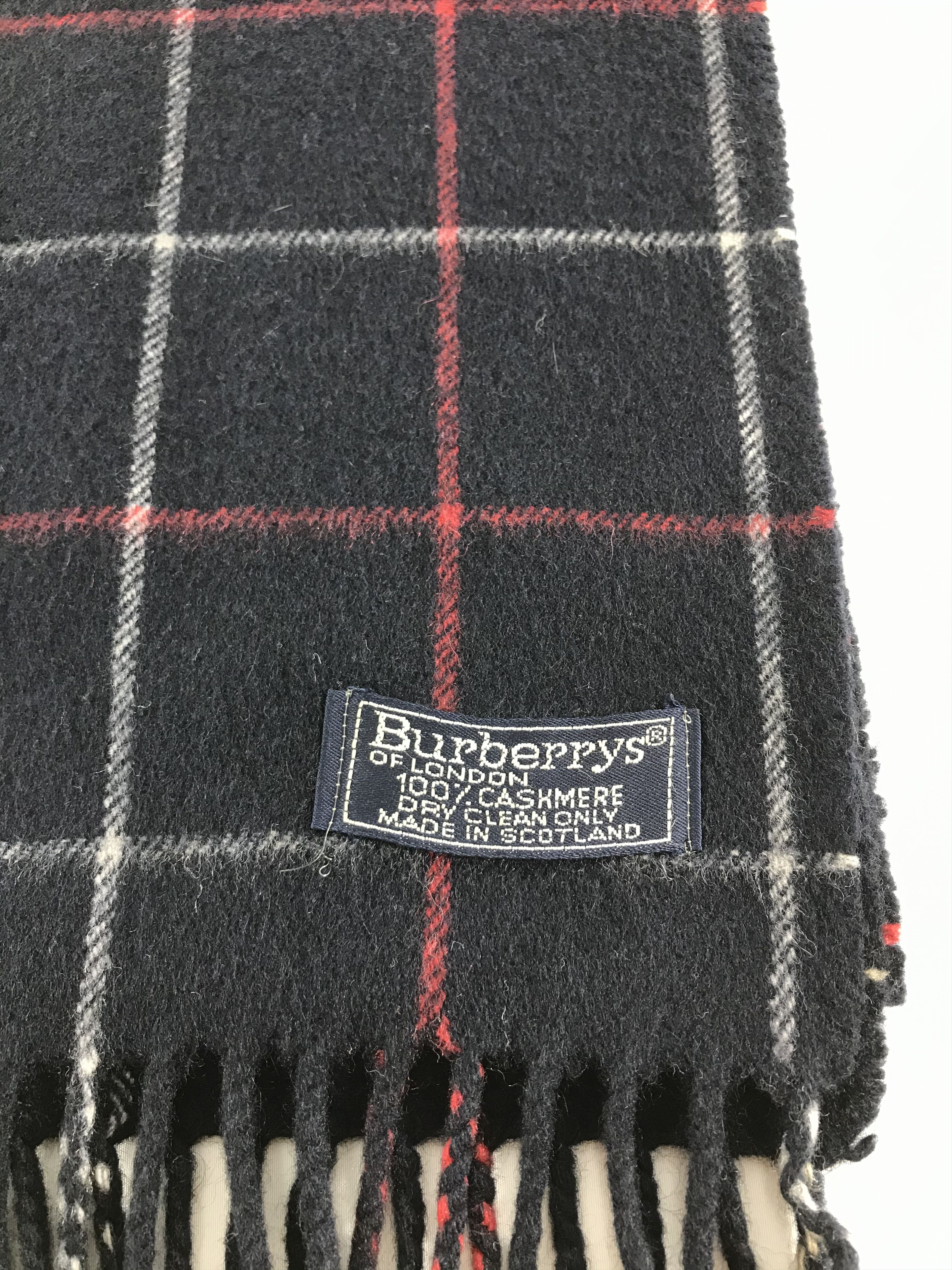 Burberry Burberry Cashmere Scarf Muffler Neckwear Neck Warmer V287 Size ONE SIZE - 4 Thumbnail