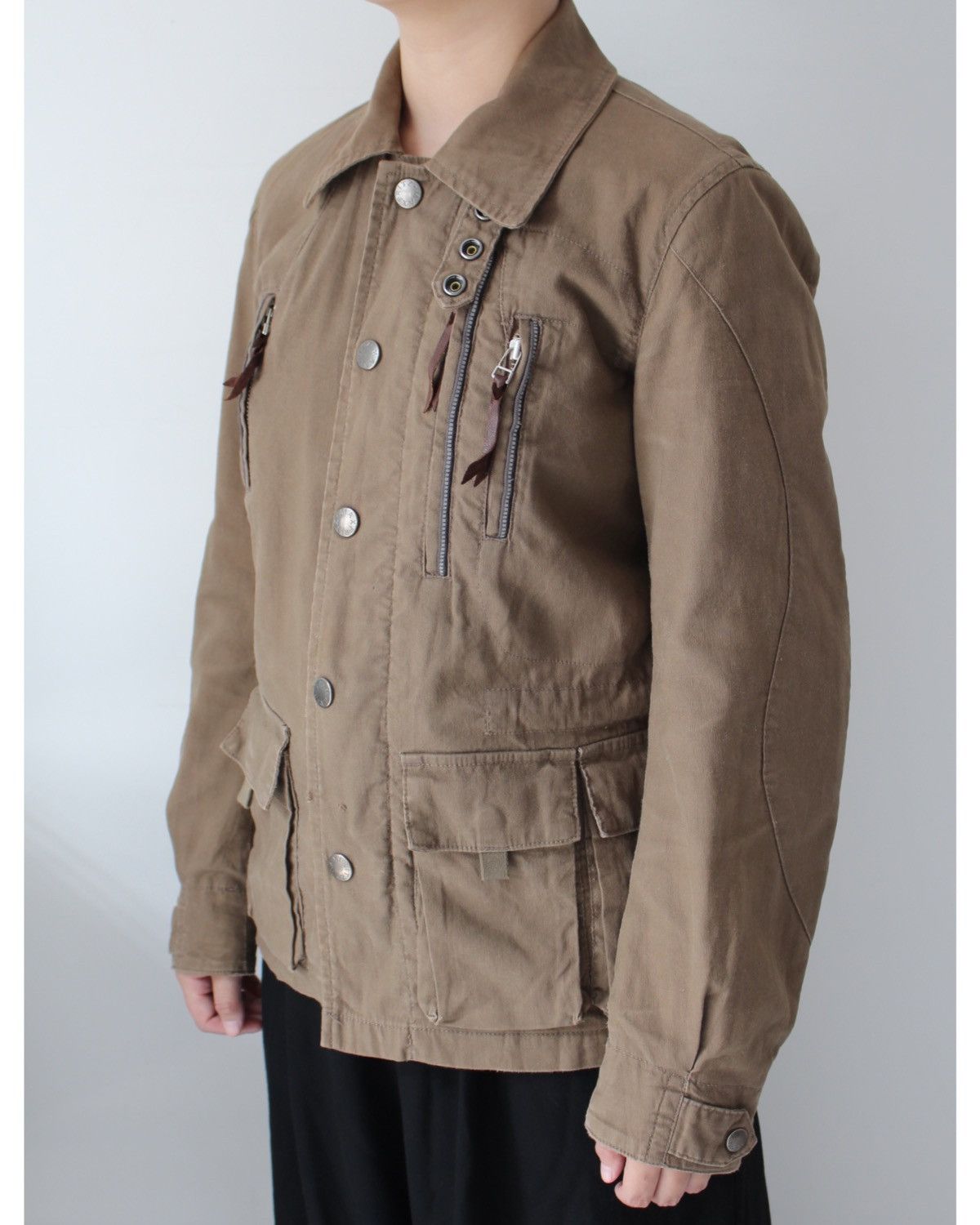 If Six Was Nine MAX FRITZ FEMME MILITARY 10 POCKET JACKET Size S / US 4 / IT 40 - 3 Thumbnail