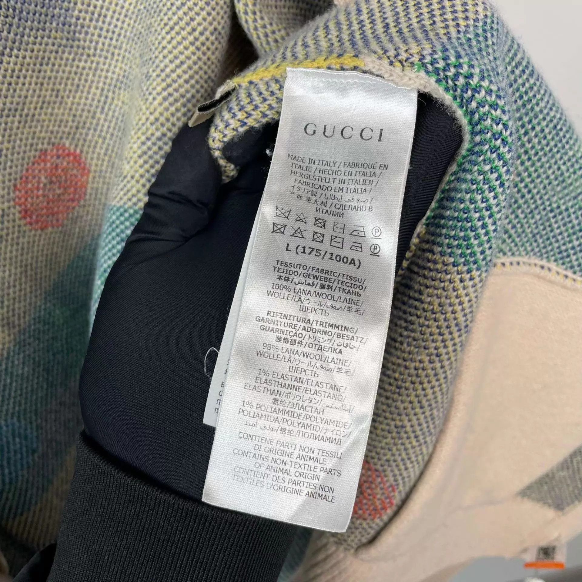 Gucci Gucci wool knit cardigan multicolor L Size US L / EU 52-54 / 3 - 5 Thumbnail