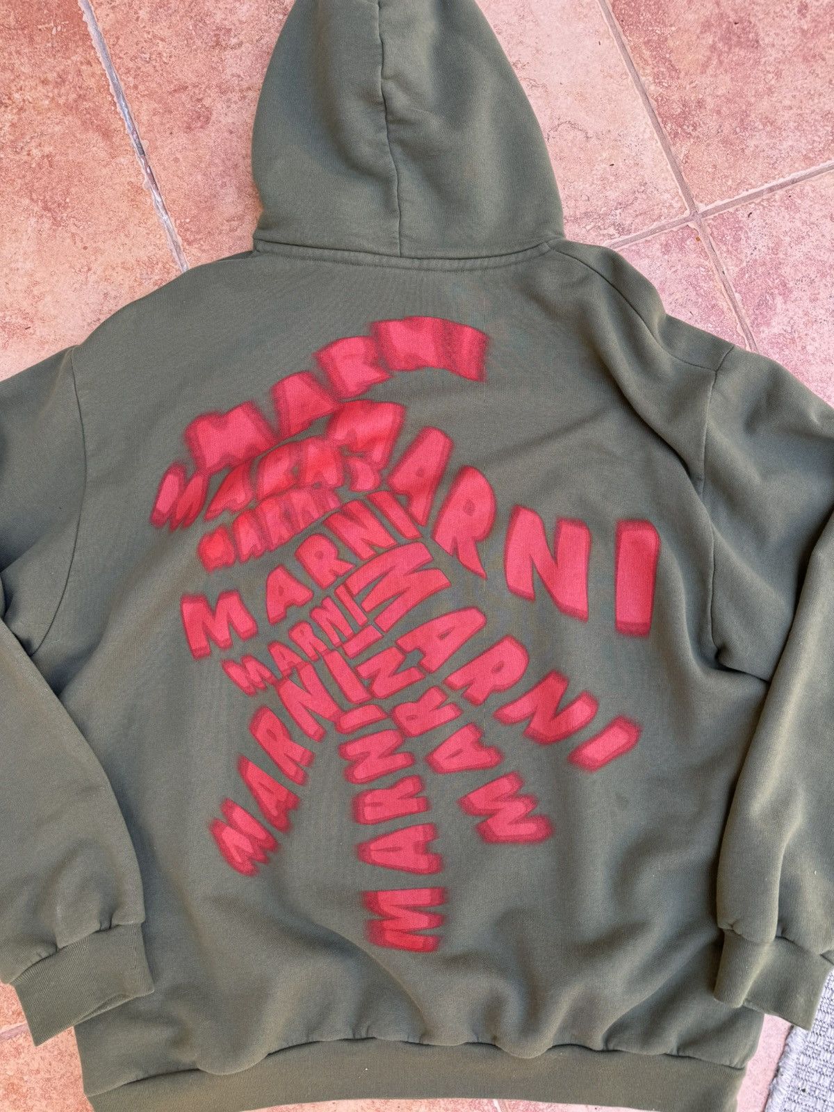 Marni Marni BLUR hoodie Size US XL / EU 56 / 4 - 3 Thumbnail