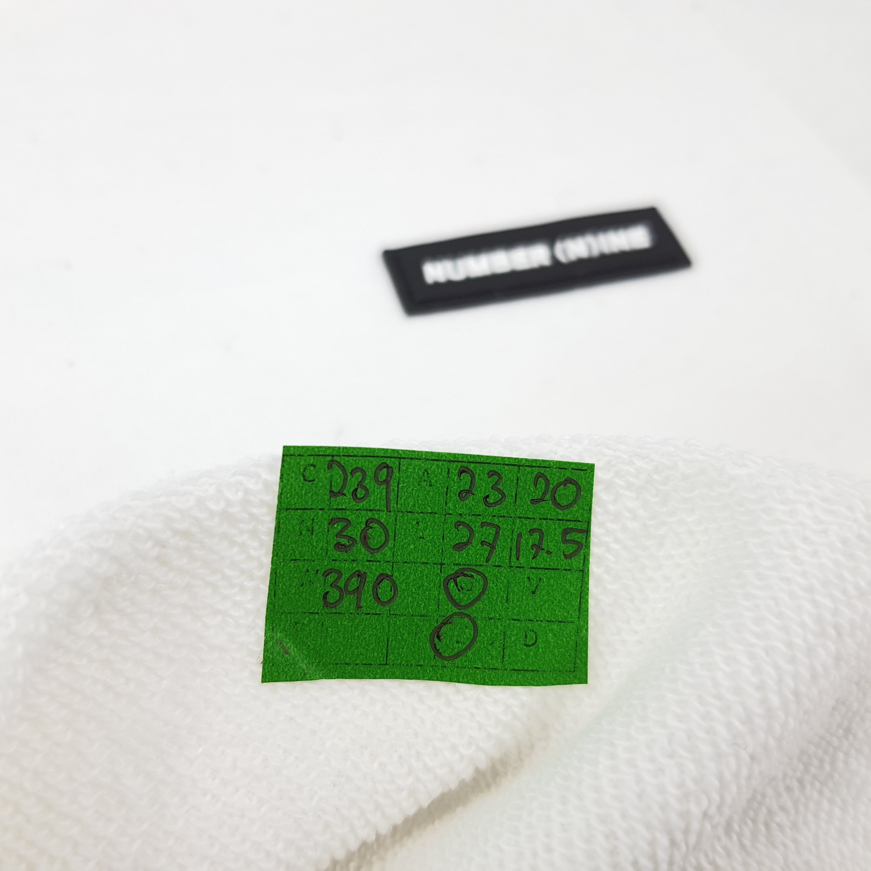 Number (N)ine Vintage Number Nine Denim 3 Quarter Tshirt C239N30 Size US XL / EU 56 / 4 - 8 Thumbnail