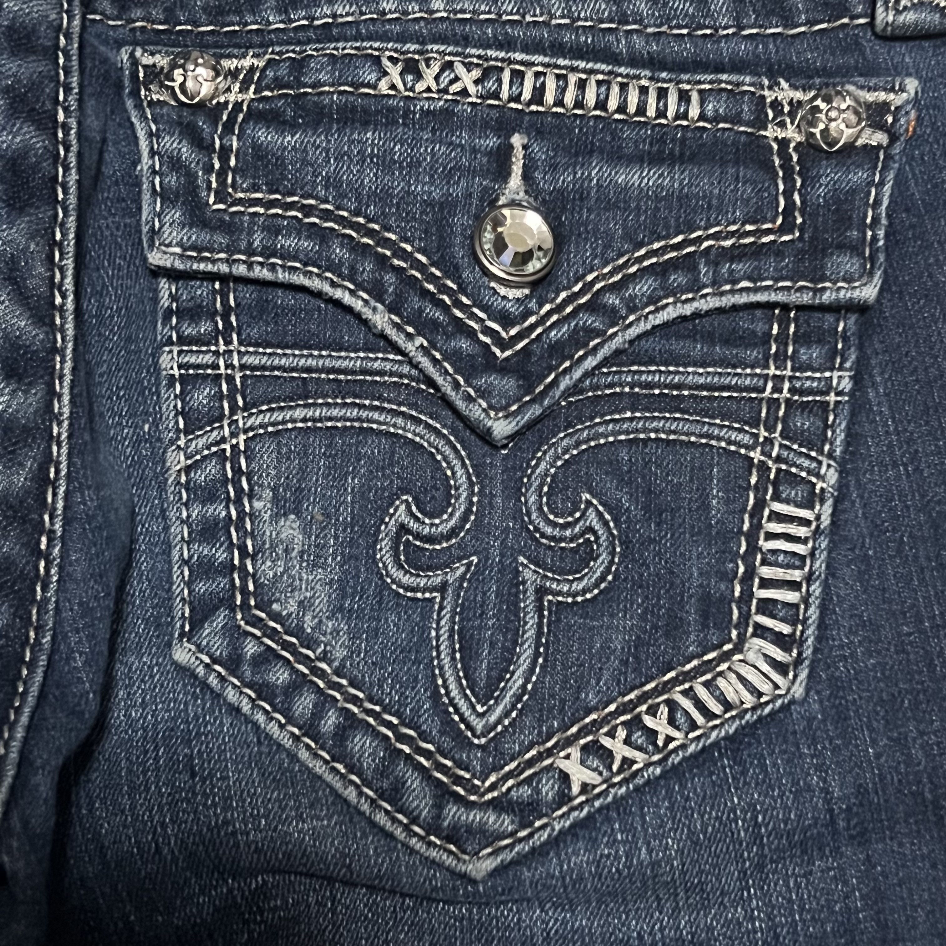Rock Revival Rock Revival Womens Celine Bootcut Jeans 28x31 Low Rise Y2K Size 28" / US 6 / IT 42 - 4 Thumbnail