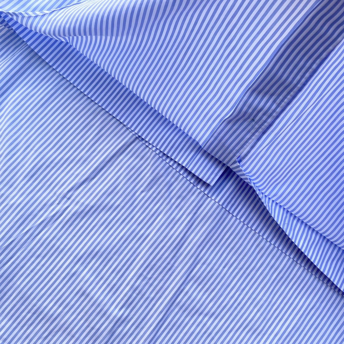 Vetements SS19 Blue Stripes Oversized Cropped Shirt Size XS / US 0-2 / IT 36-38 - 10 Thumbnail