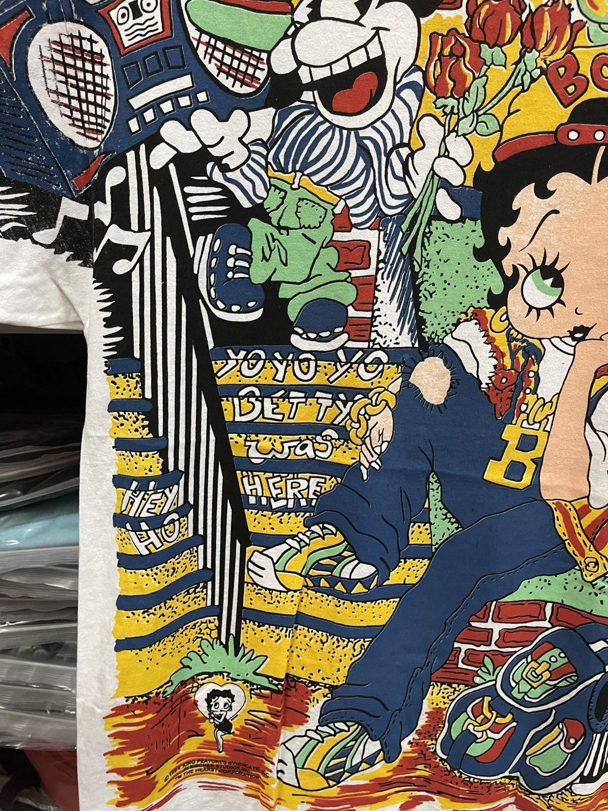 Vintage Vintage 90s Betty Boop " Boop There It Is " Very Rare🔥🔥🔥 Size US XL / EU 56 / 4 - 4 Thumbnail