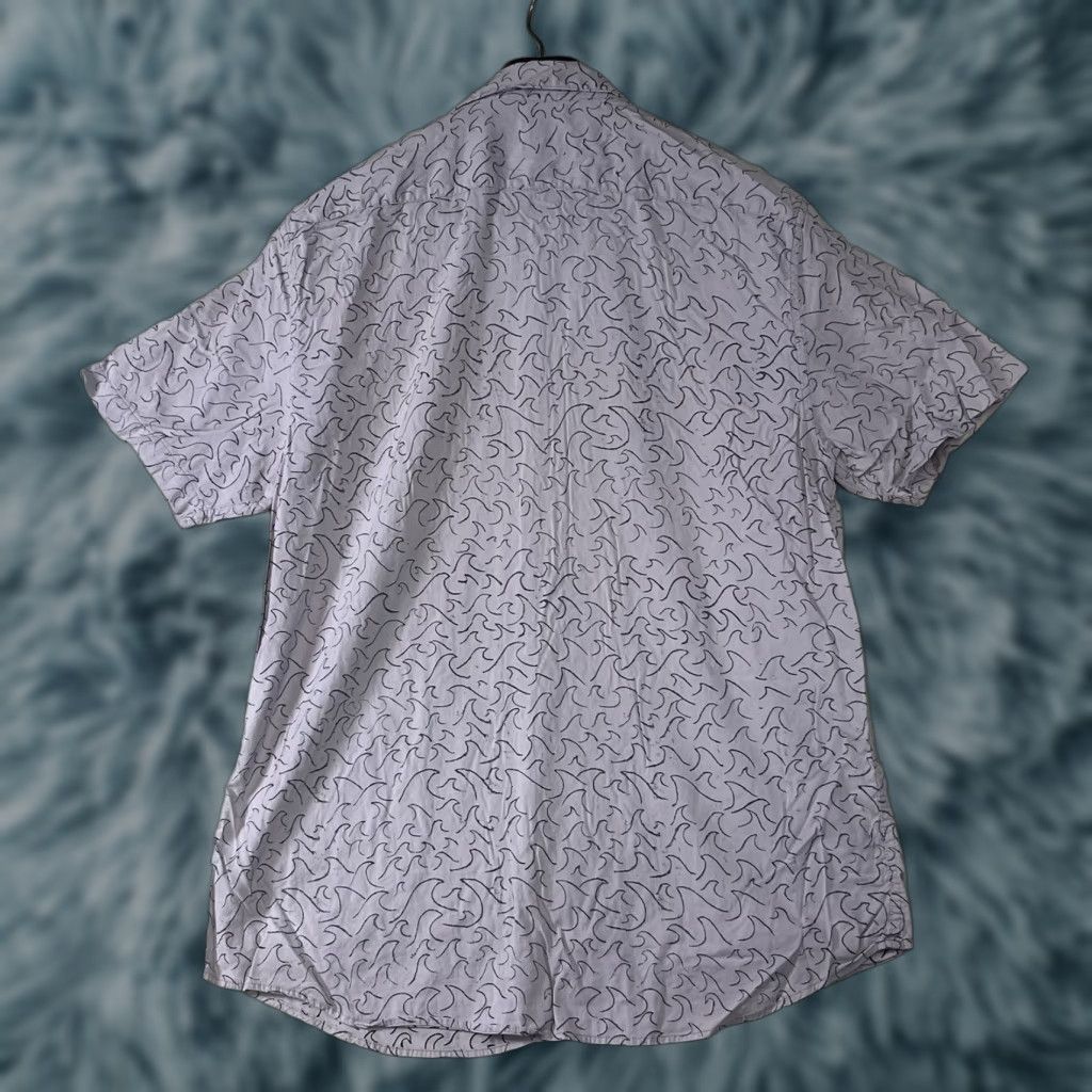 RVCA RVCA Shirt Button-Up Mens Large Short Sleeve Purple Size US L / EU 52-54 / 3 - 1 Thumbnail