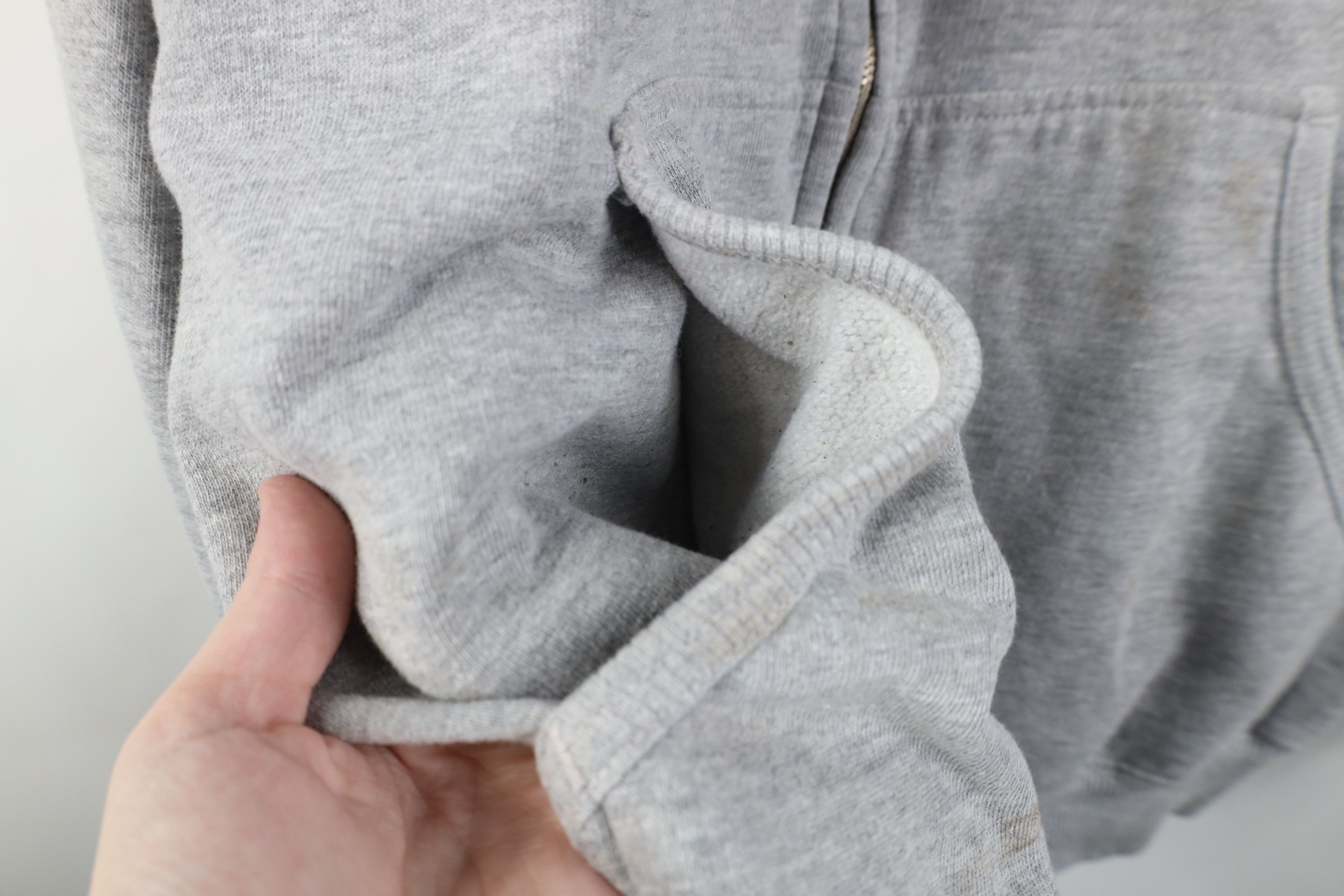 Vintage Vintage 90s Y2K Streetwear Blank Heavyweight Full Zip Hoodie Size US XL / EU 56 / 4 - 8 Thumbnail