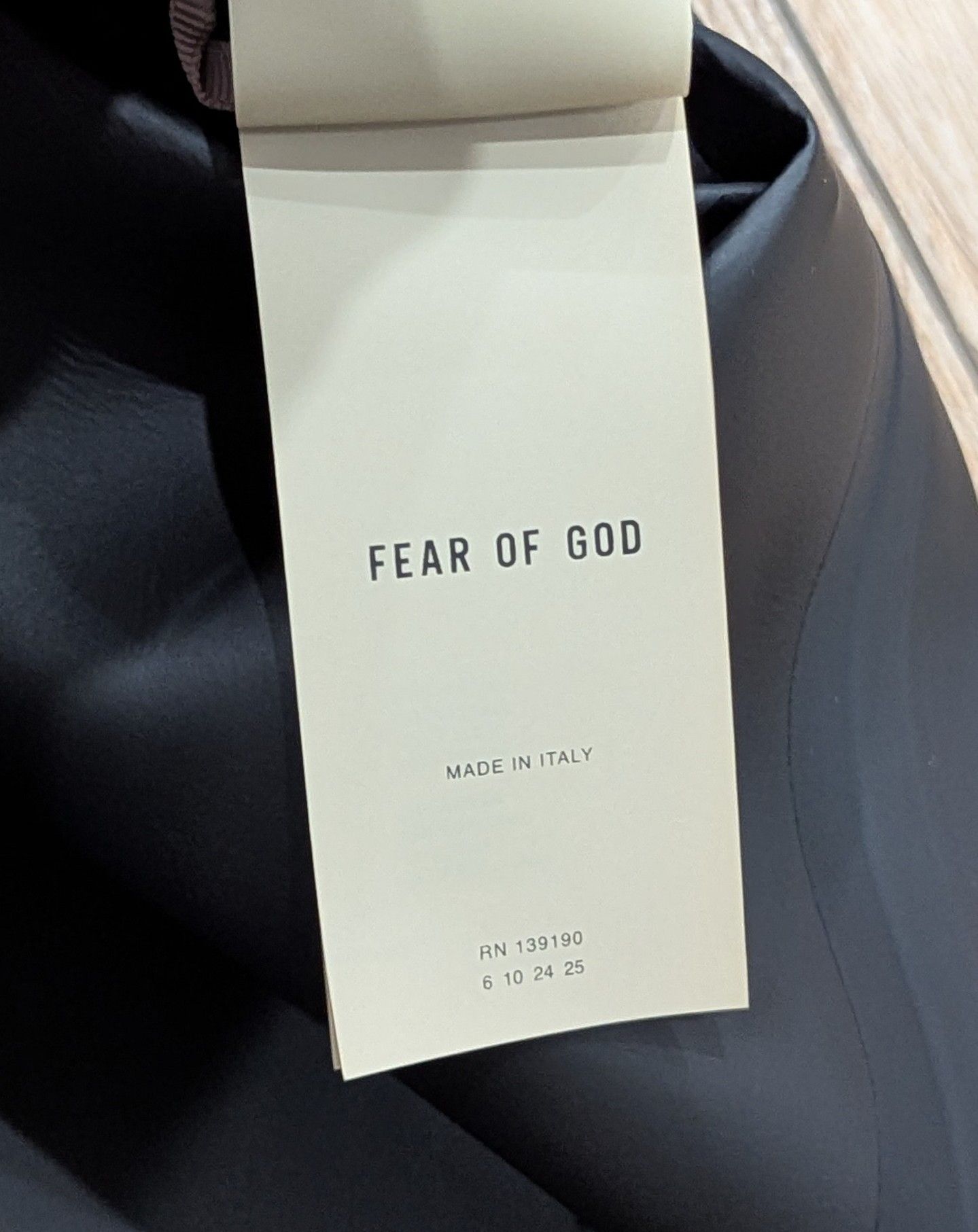 Fear of God FEAR OF GOD Rubberized High-Neck Jacket Black Medium Size US M / EU 48-50 / 2 - 7 Thumbnail