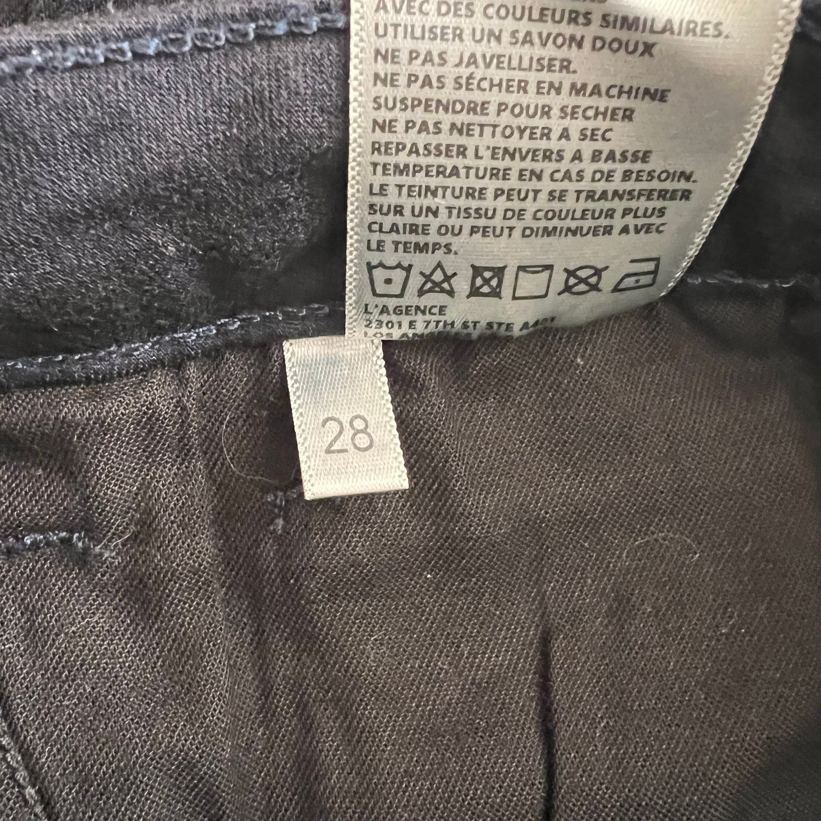 L'AGENCE L'AGENCE Blue High-Rise Skinny Leg Jeans, US28 Size 28" / US 6 / IT 42 - 6 Thumbnail