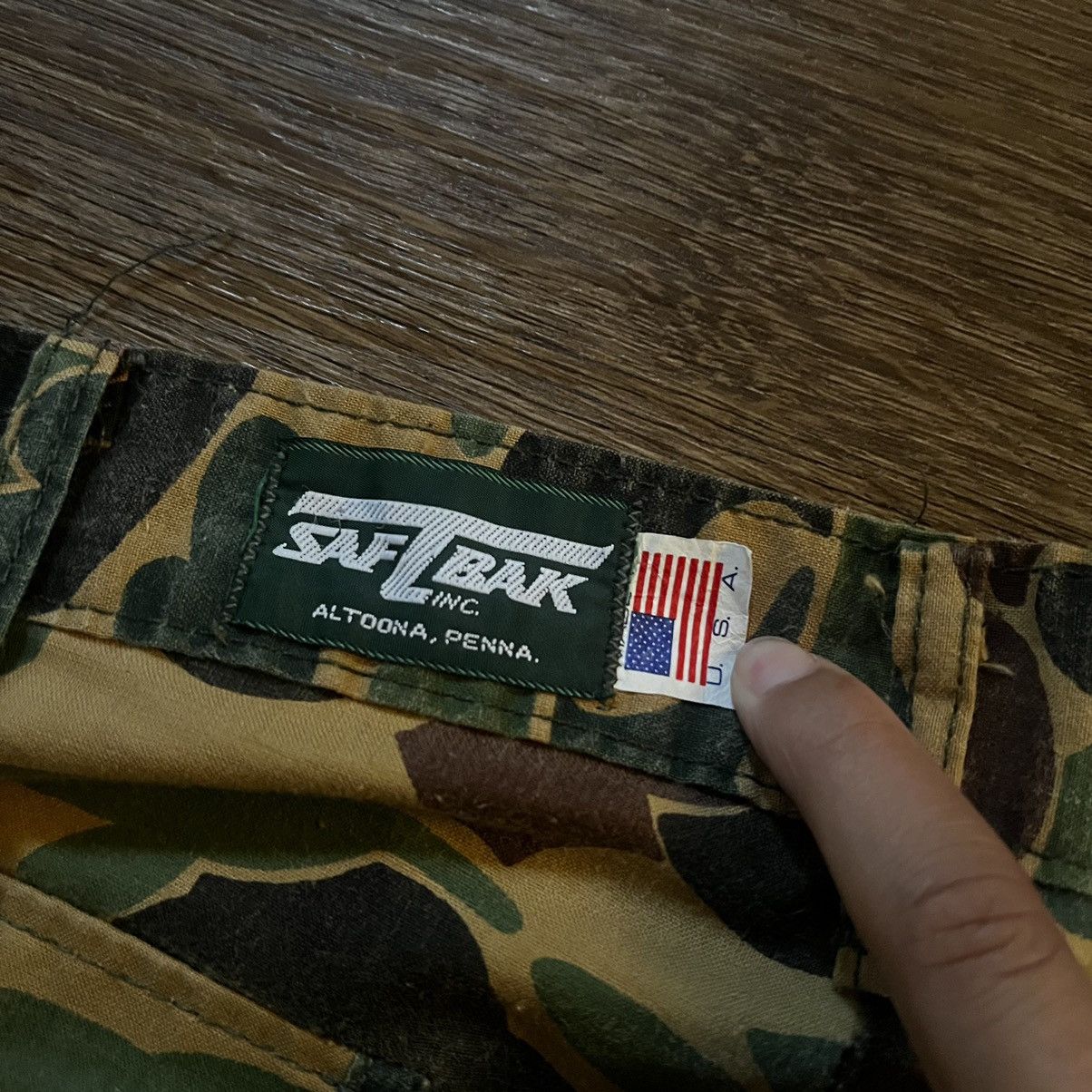 SafTbak × Vintage Vtg Saftbak Camo Pants Size US 40 / EU 56 - 6 Thumbnail