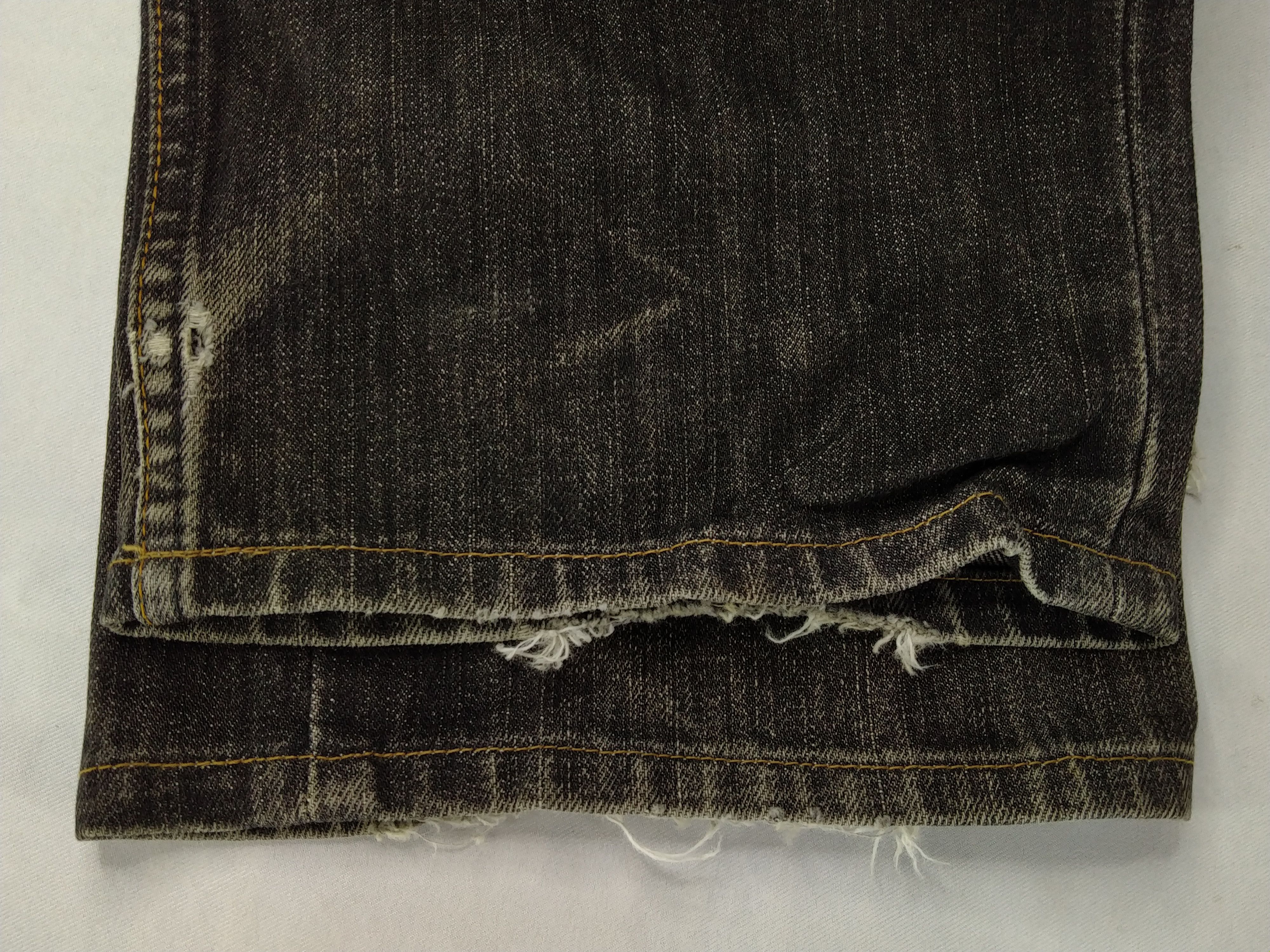 Levi's Black Distressed Vintage Levi's 502 34x28 Denim -JN937 Size US 34 / EU 50 - 13 Thumbnail