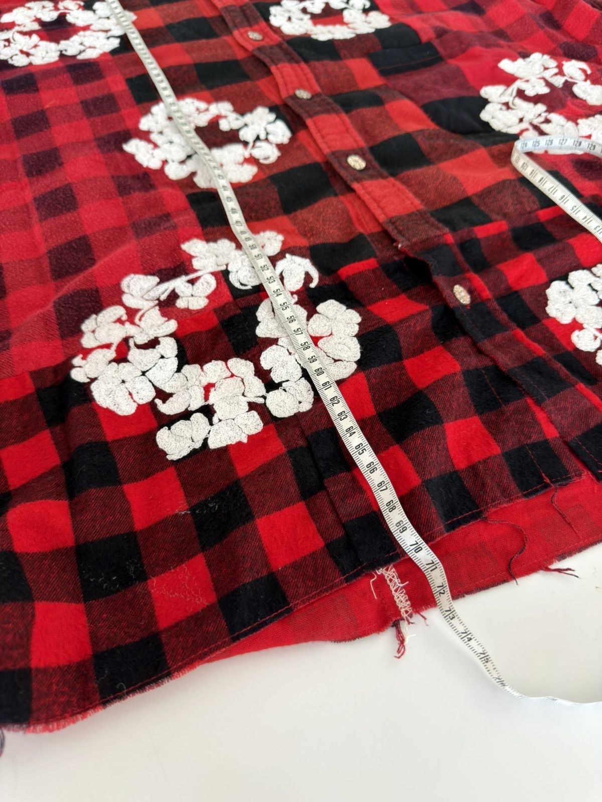 DENIM TEARS × READYMADE *RARE* DENIM TEARS X READYMADE JAPAN FLANNEL SHIRT RED SIZE2 Size US M / EU 48-50 / 2 - 22 Thumbnail