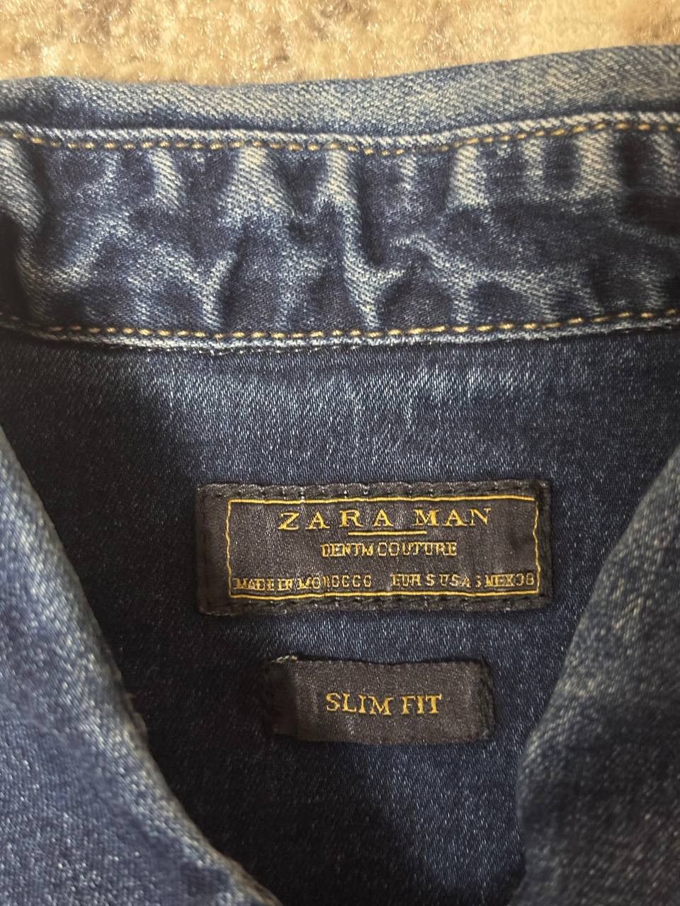 Zara Zara Man women's denim shirt, size S, blue Size S / US 4 / IT 40 - 10 Thumbnail