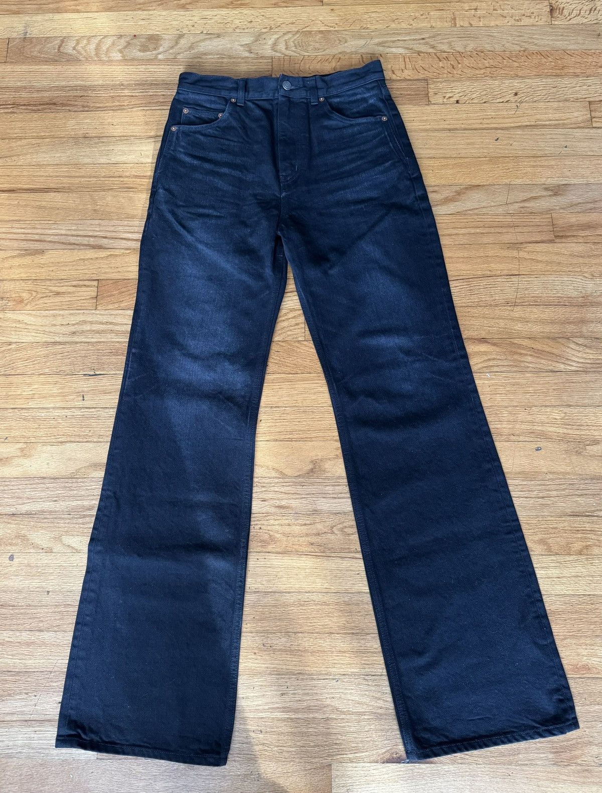 Yves Saint Laurent Saint Laurent 70’s Rigid Wide Leg Size US 30 / EU 46 - 1 Thumbnail