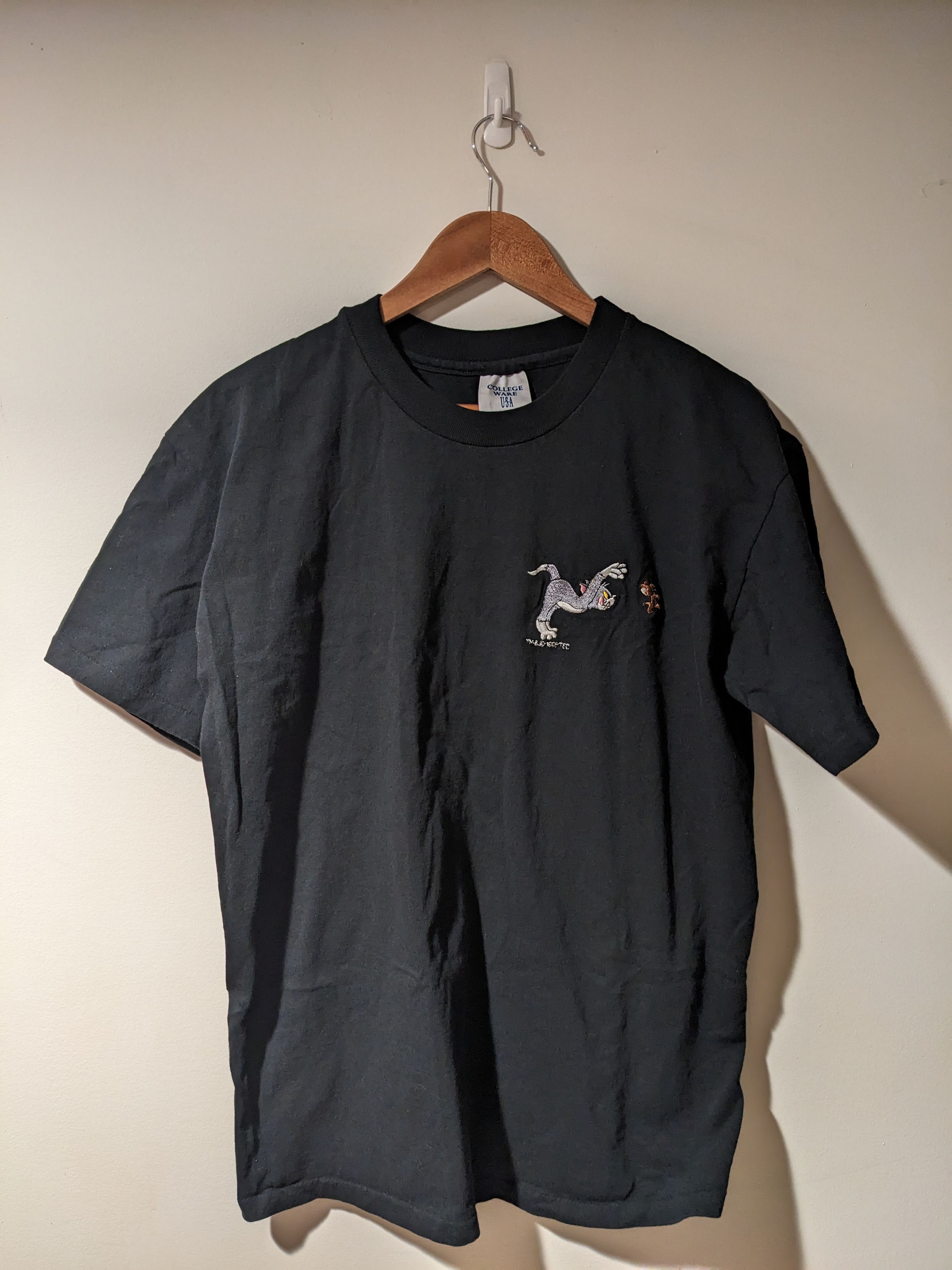 Cartoon Network × Vintage Vintage 1998 Tom & Jerry Cartoon Network Black Large T-Shirt Size US L / EU 52-54 / 3 - 1 Thumbnail