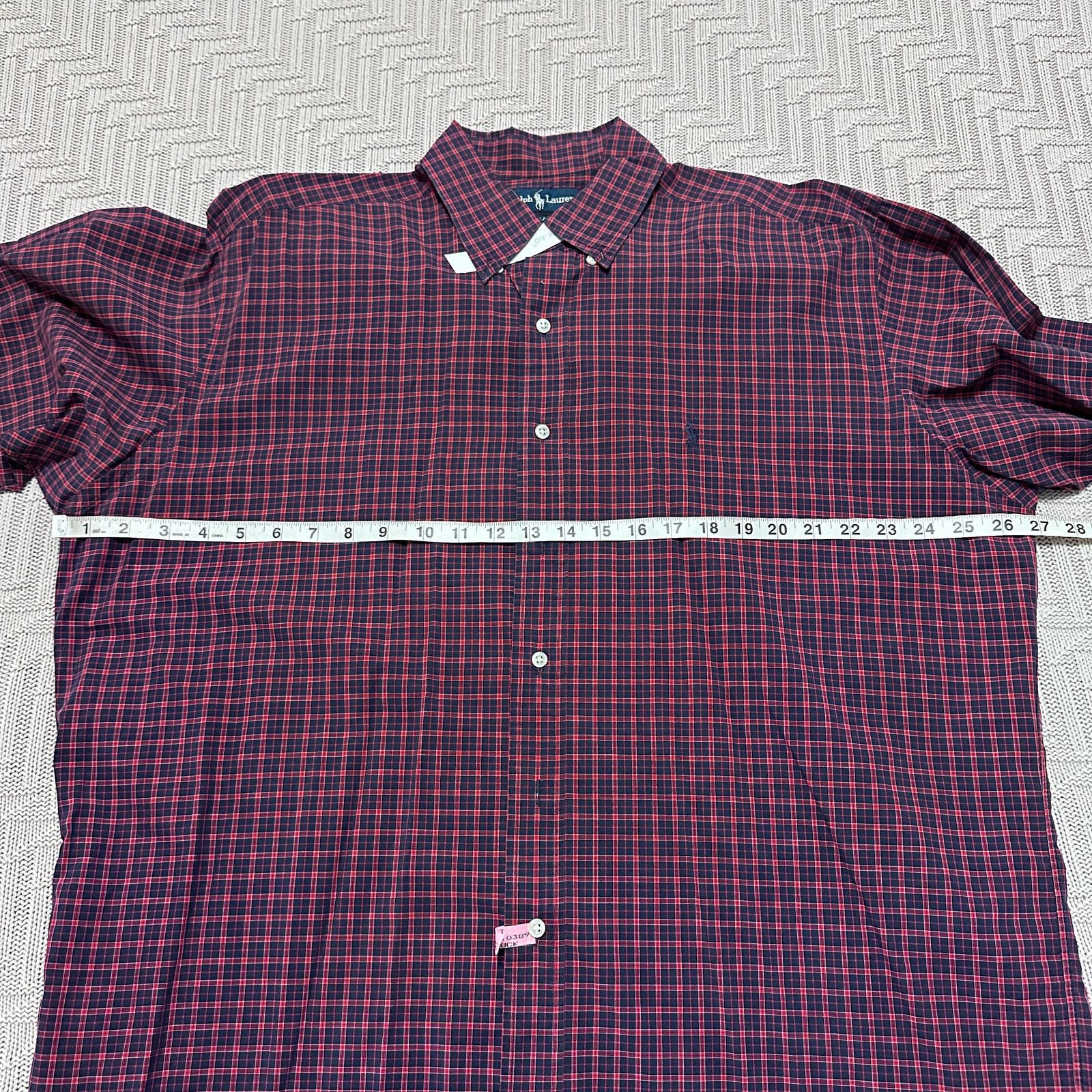 Ralph Lauren Ralph Lauren red plaid Blake fit button down Size US L / EU 52-54 / 3 - 6 Thumbnail