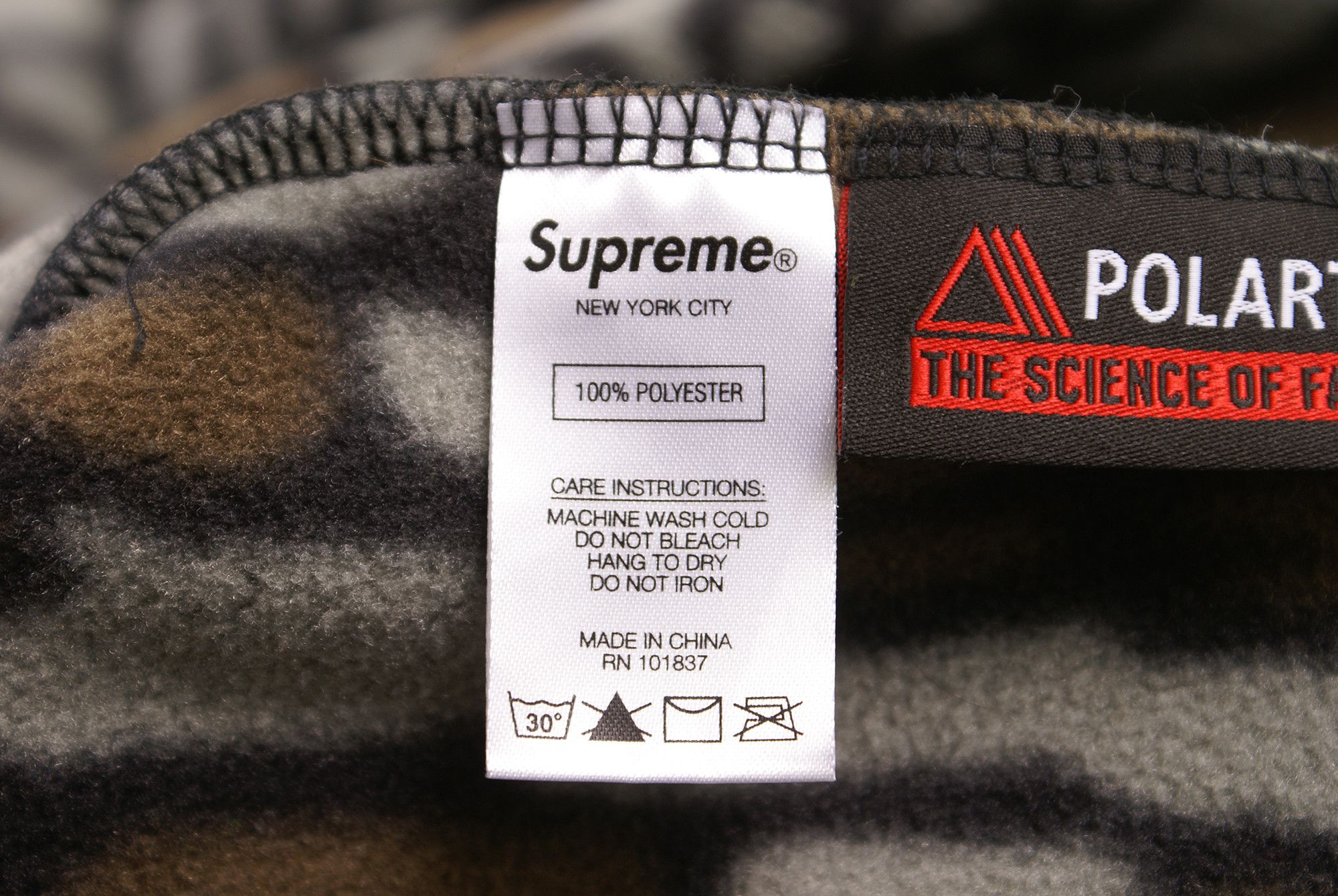 Supreme 2020 Supreme Polartec Hooded Sweatshirt OLIVE TREEBARK CAMO Size US M / EU 48-50 / 2 - 10 Thumbnail