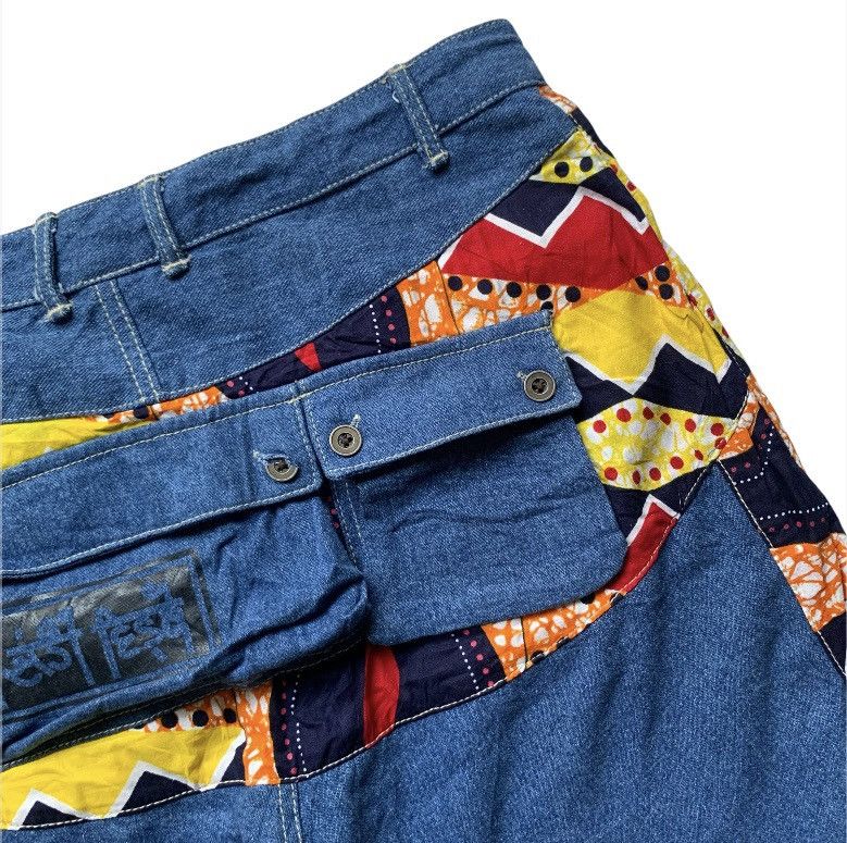 Japanese Brand 🔥unique and rare 🔥Amina multi pocket monkey denim pants Size US 33 - 4 Thumbnail