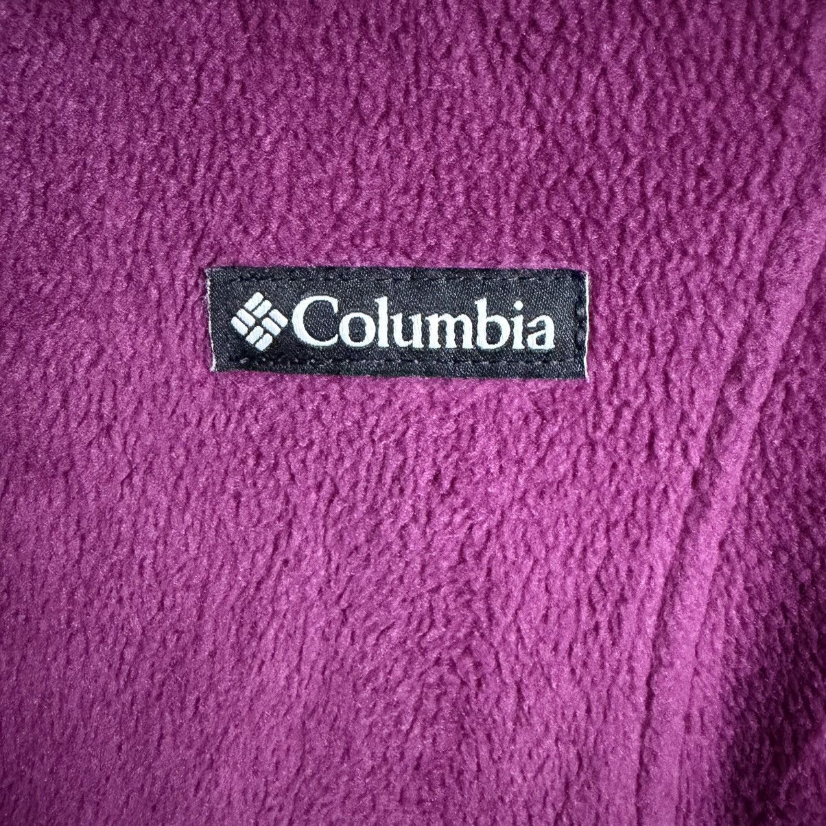Columbia Columbia Womens Medium Purple Fleece Jacket Full Zip Soft Size M / US 6-8 / IT 42-44 - 4 Thumbnail