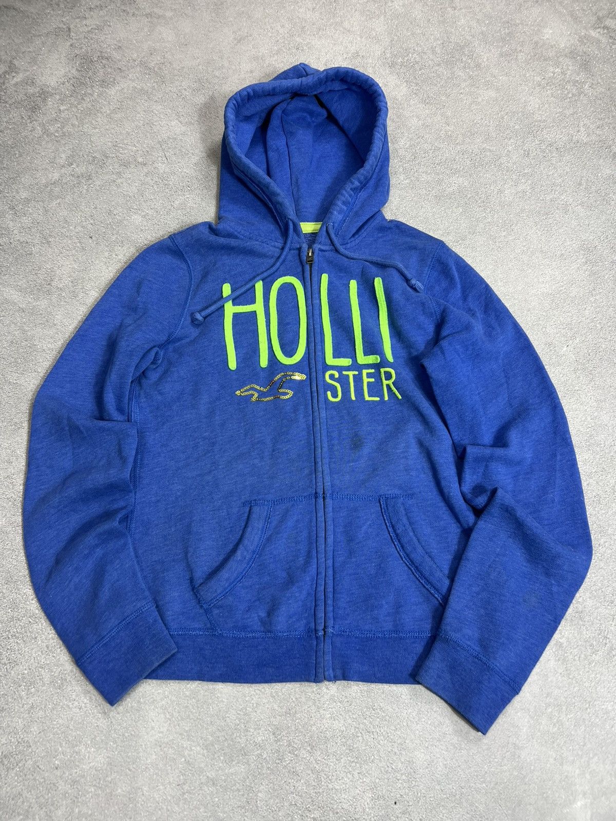Hollister Y2K Hollister Zip-Up Y2K If6was9 style hoodie big logo Size US S / EU 44-46 / 1 - 1 Thumbnail