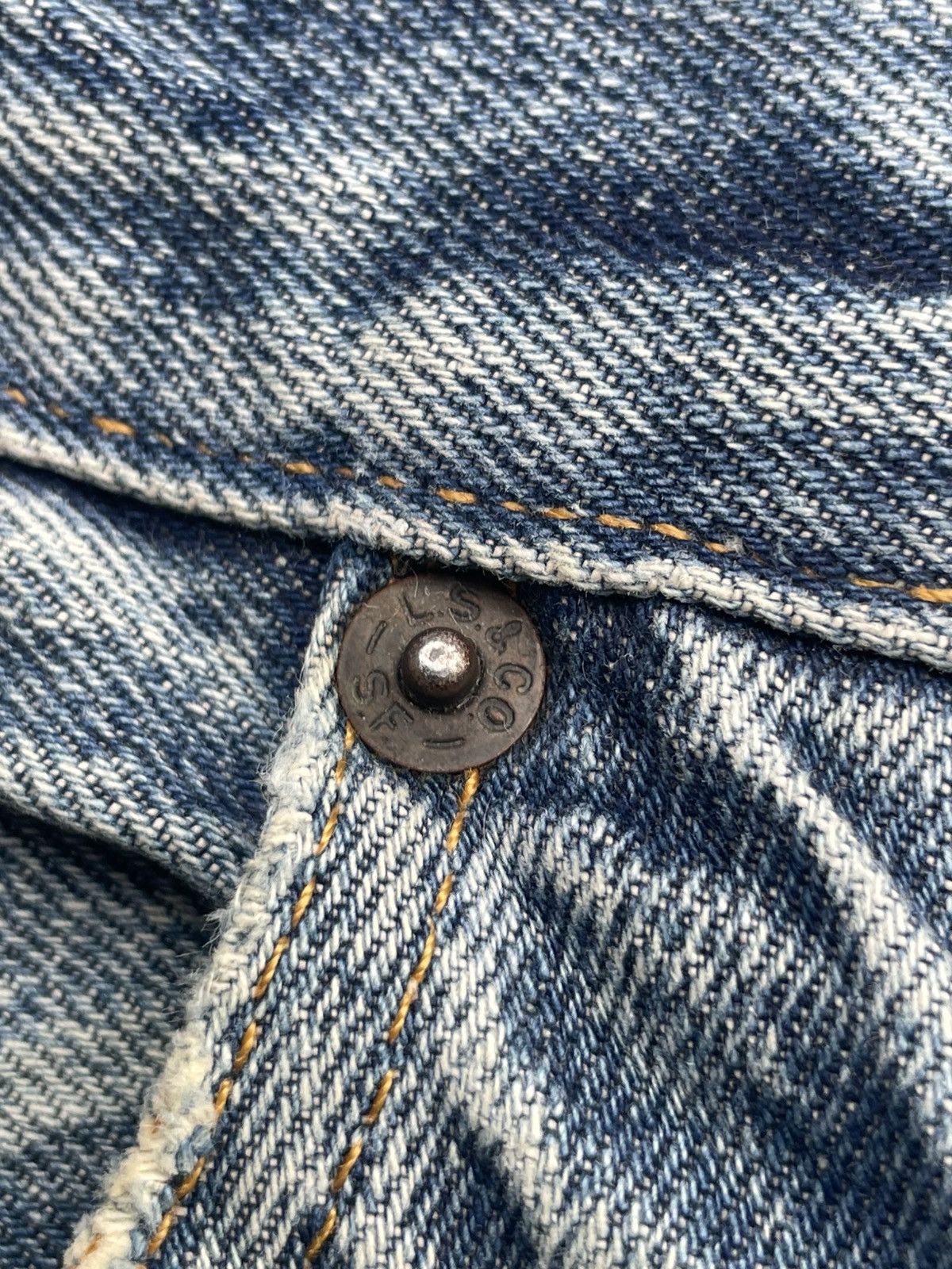 Levi's Vintage 90’s Levi’s Lot 501Z E Selvedge Distresed Size US 34 / EU 50 - 19 Thumbnail