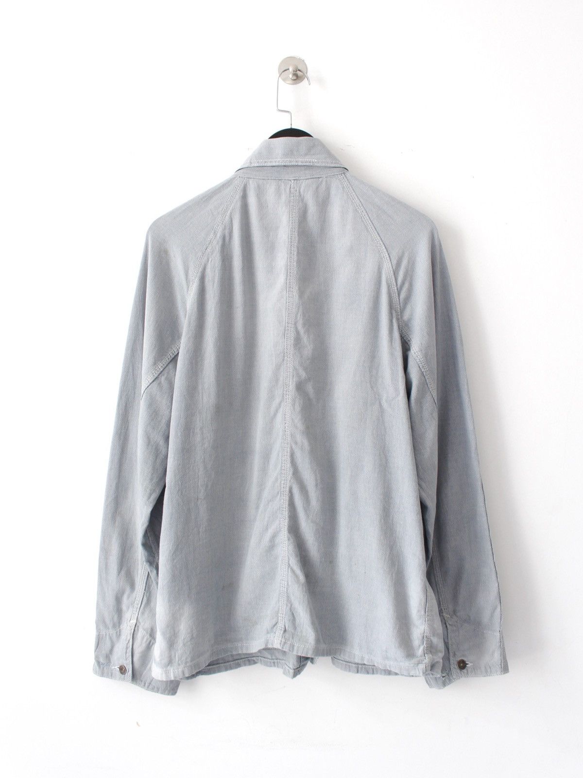 Polo Ralph Lauren 2000S POLO RALPH LAUREN DISTRESSED PATCHWORK CHORE JACKET Size US L / EU 52-54 / 3 - 2 Thumbnail