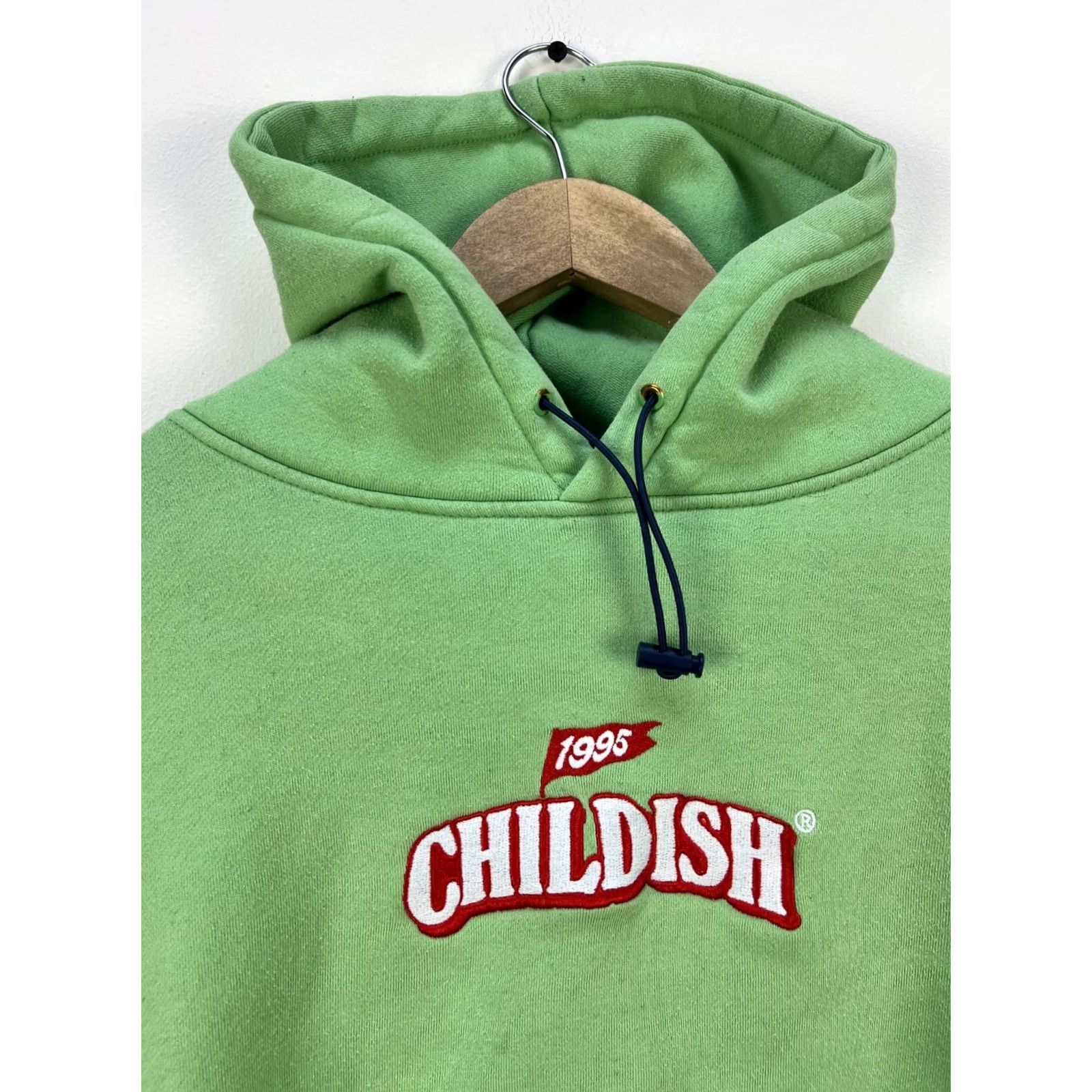 Logo 7 VINTAGE TGFbro Hoodie Shirt Mens Size M Green Blue Logo Hooded Pullover 95 Sweatshirt Size US M / EU 48-50 / 2 - 4 Thumbnail