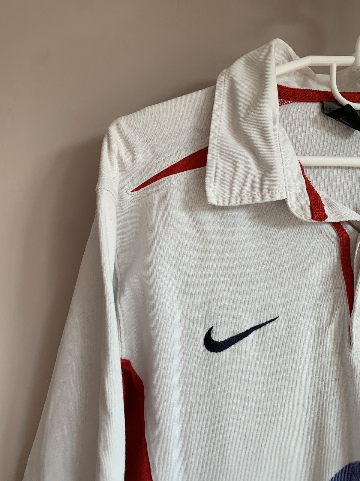 Nike England 2003 Rugby Nike Union Shirt Vintage Long Sleeve Sz L Size US L / EU 52-54 / 3 - 3 Thumbnail