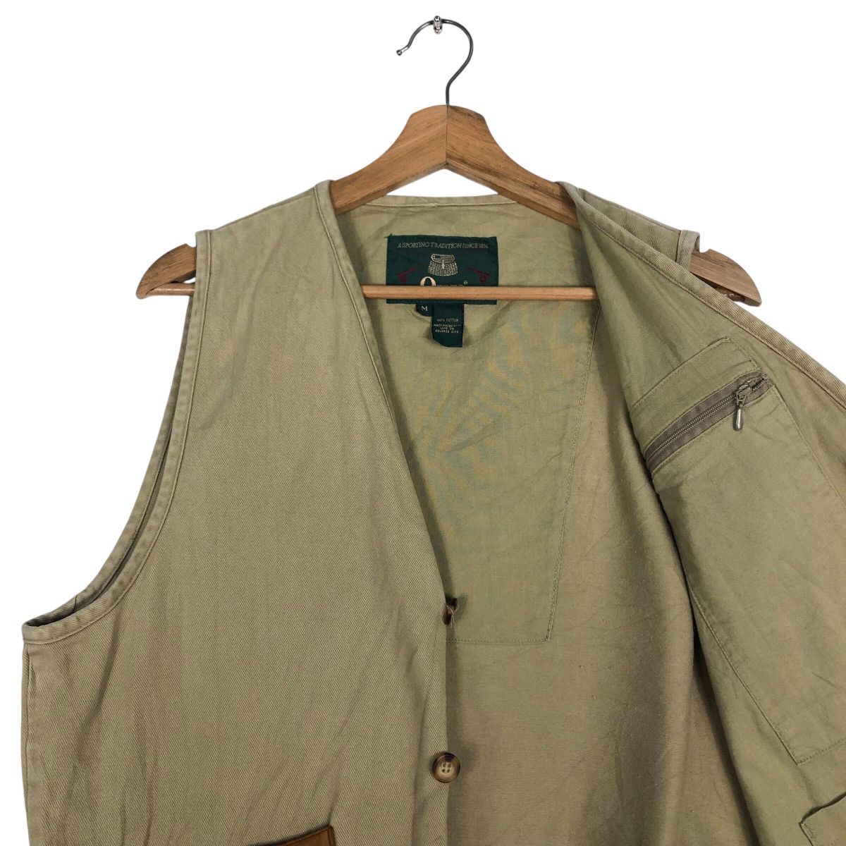 Japanese Brand 📌Vintage Utility Vest Orvis Multi Pocket Biker Wear Size US M / EU 48-50 / 2 - 13 Thumbnail