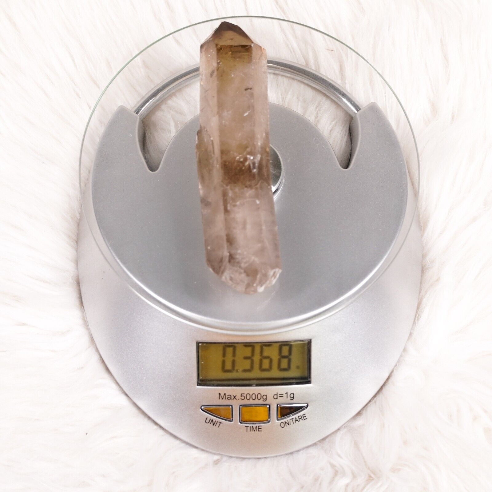 Other Large Smokey Quartz Crystal Point 4.5" Healing Gemstone Wand Size ONE SIZE - 9 Thumbnail