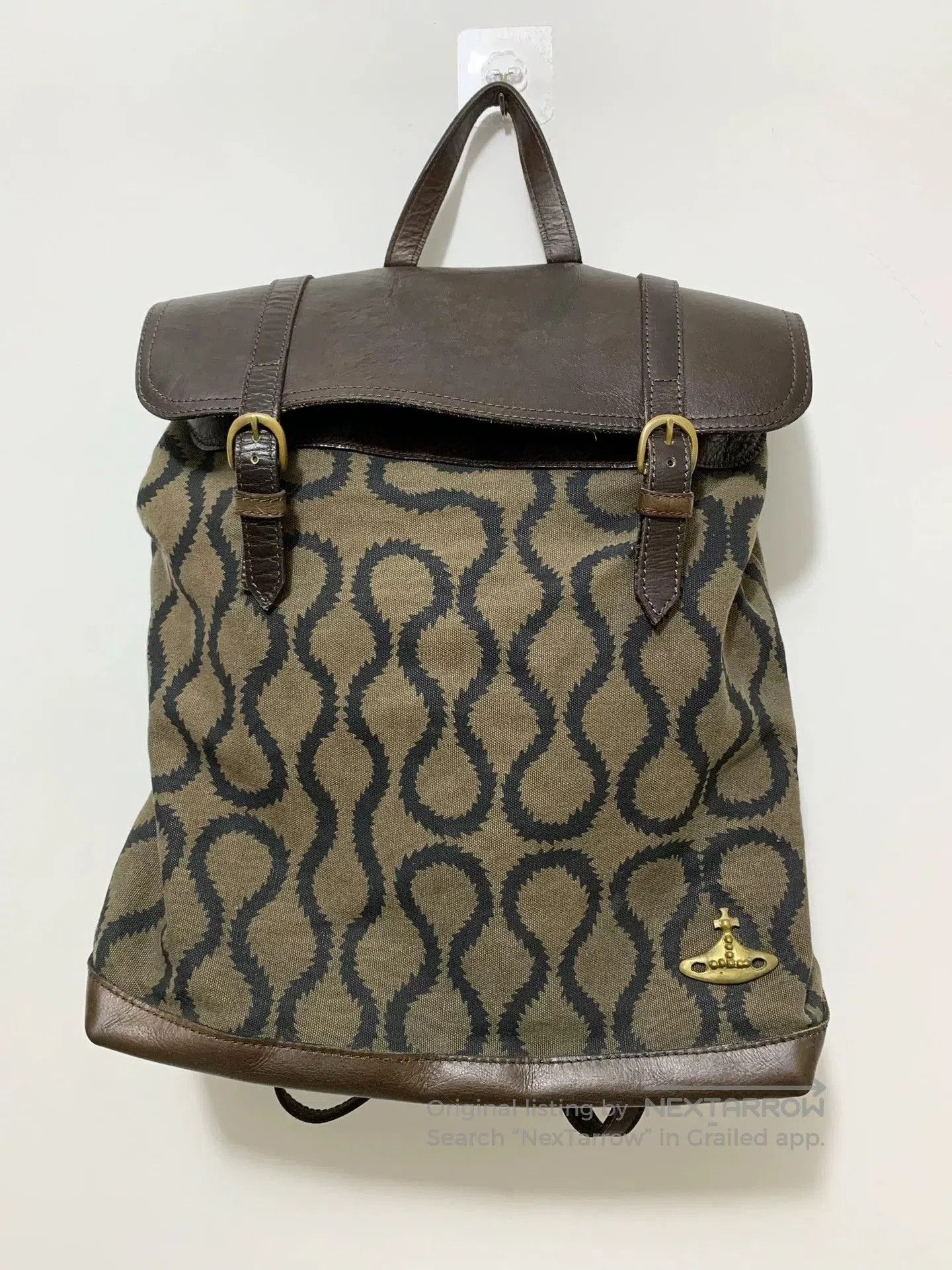 Vivienne Westwood Vivienne Westwood Brown Pirate Pattern Backpack. Size ONE SIZE - 5 Thumbnail