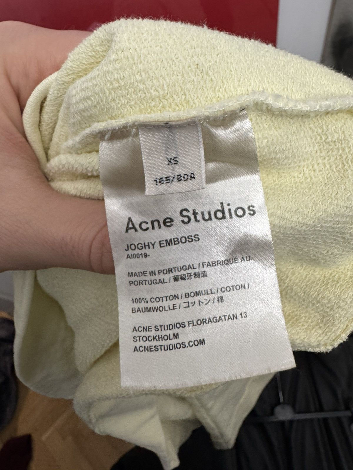 Acne Studios Acne Studios Hoodie Cropped Boxy Fit Oversize Center Logo Size US XS / EU 42 / 0 - 5 Thumbnail